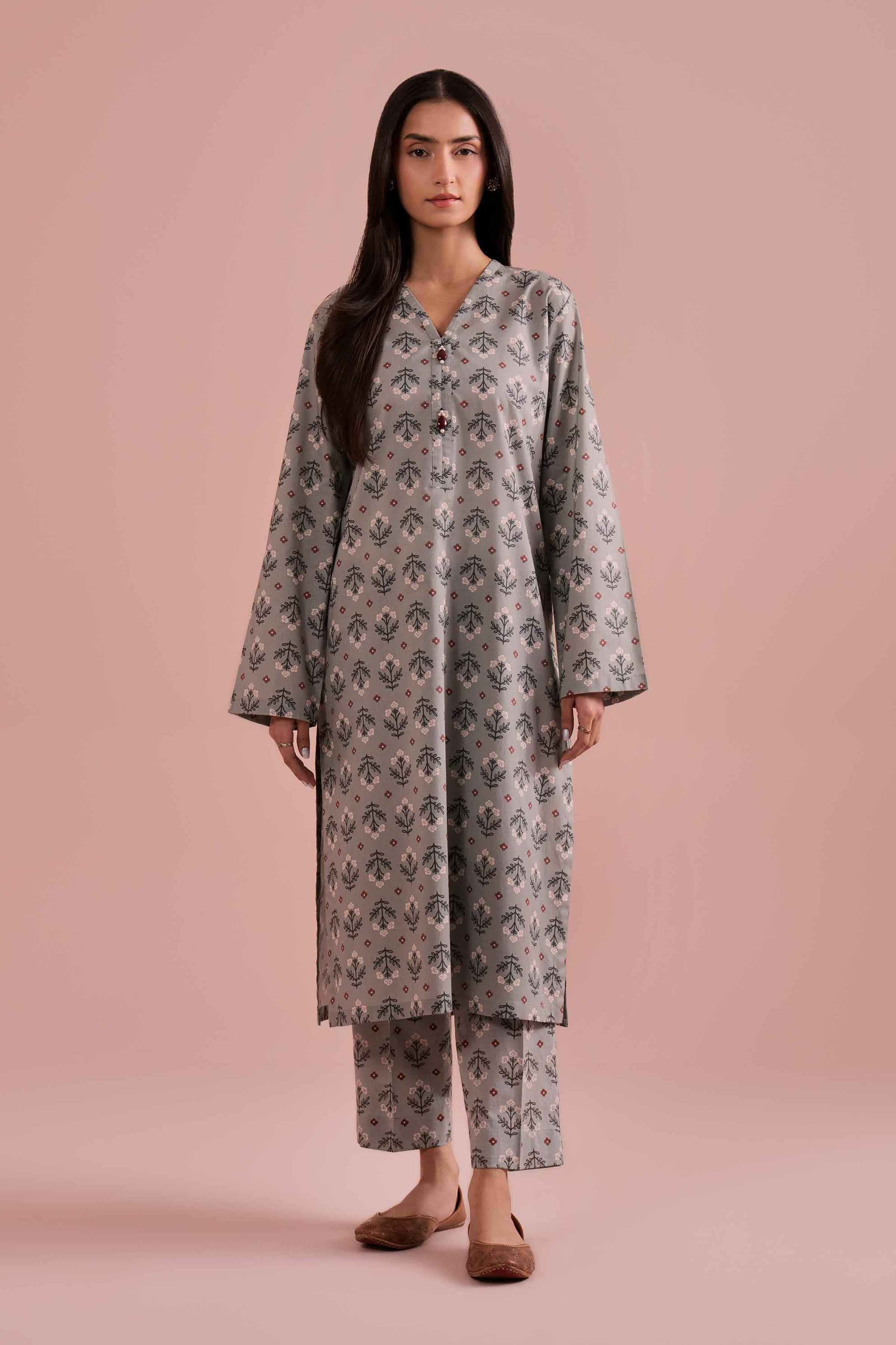 2 Piece - Printed Suit - PE26-187 for Women - Pret Collection | Nishat | Shop Online