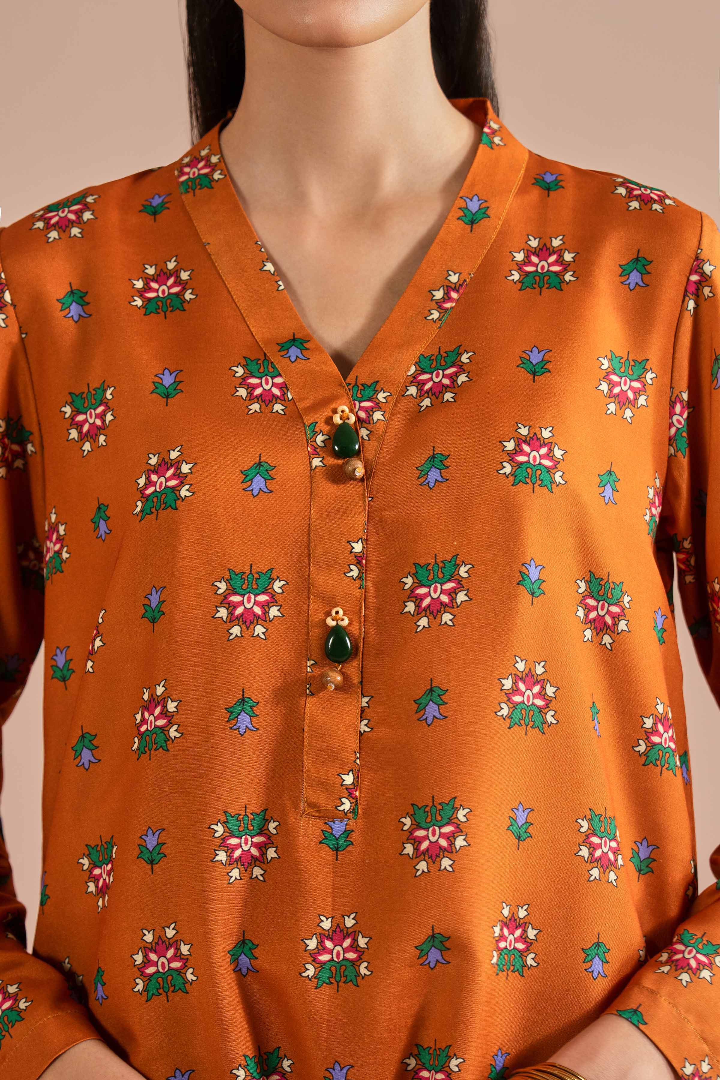 2 Piece - Printed Suit - PE26-19 for Women - Pret Collection | Nishat | Shop Online