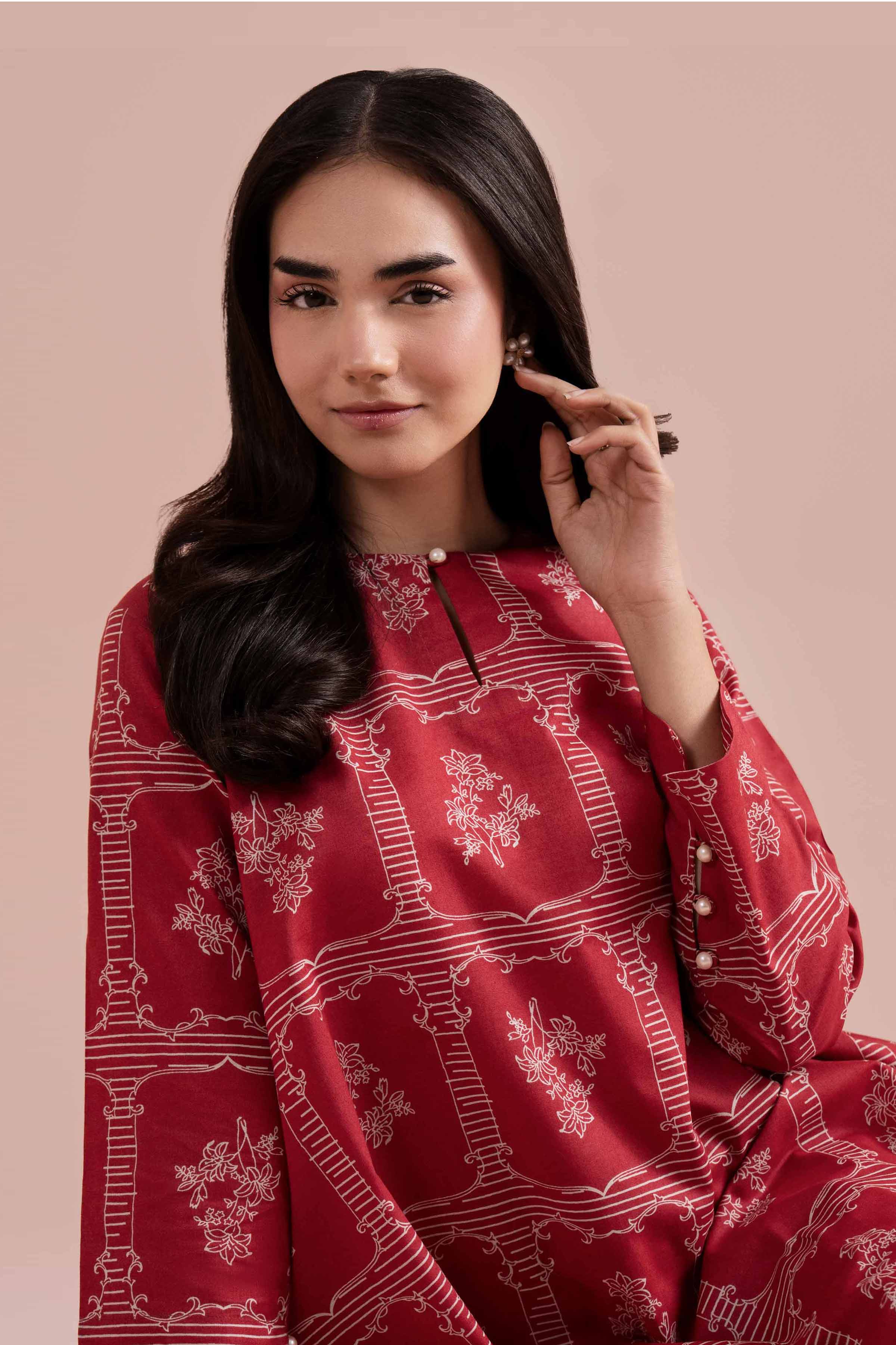 2 Piece - Printed Suit - PE26-193 for Women - Pret Collection | Nishat | Shop Online