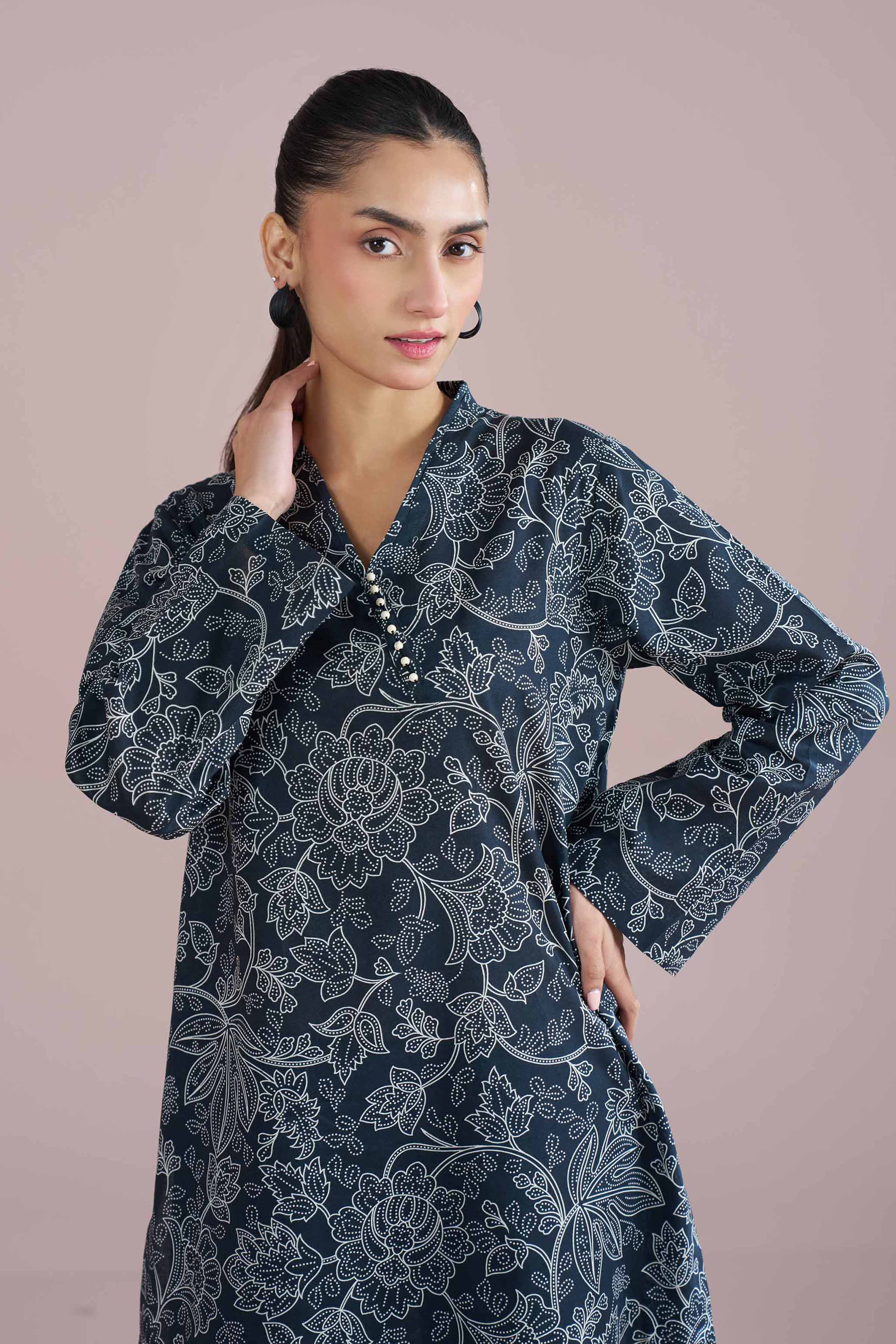 2 Piece - Printed Suit - PE26-196 for Women - Pret Collection | Nishat | Shop Online