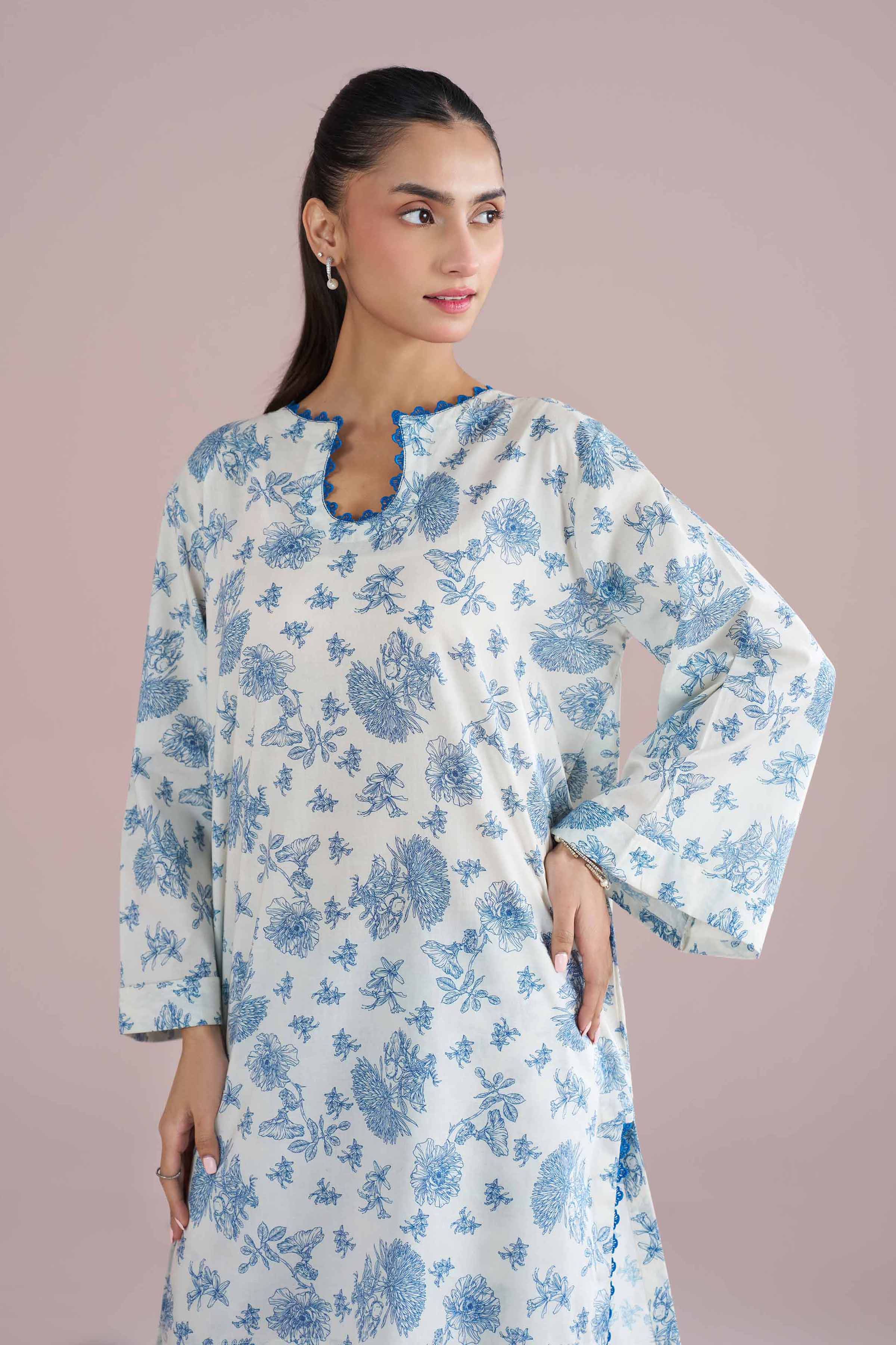2 Piece - Printed Suit - PE26-197 for Women - Pret Collection | Nishat | Shop Online