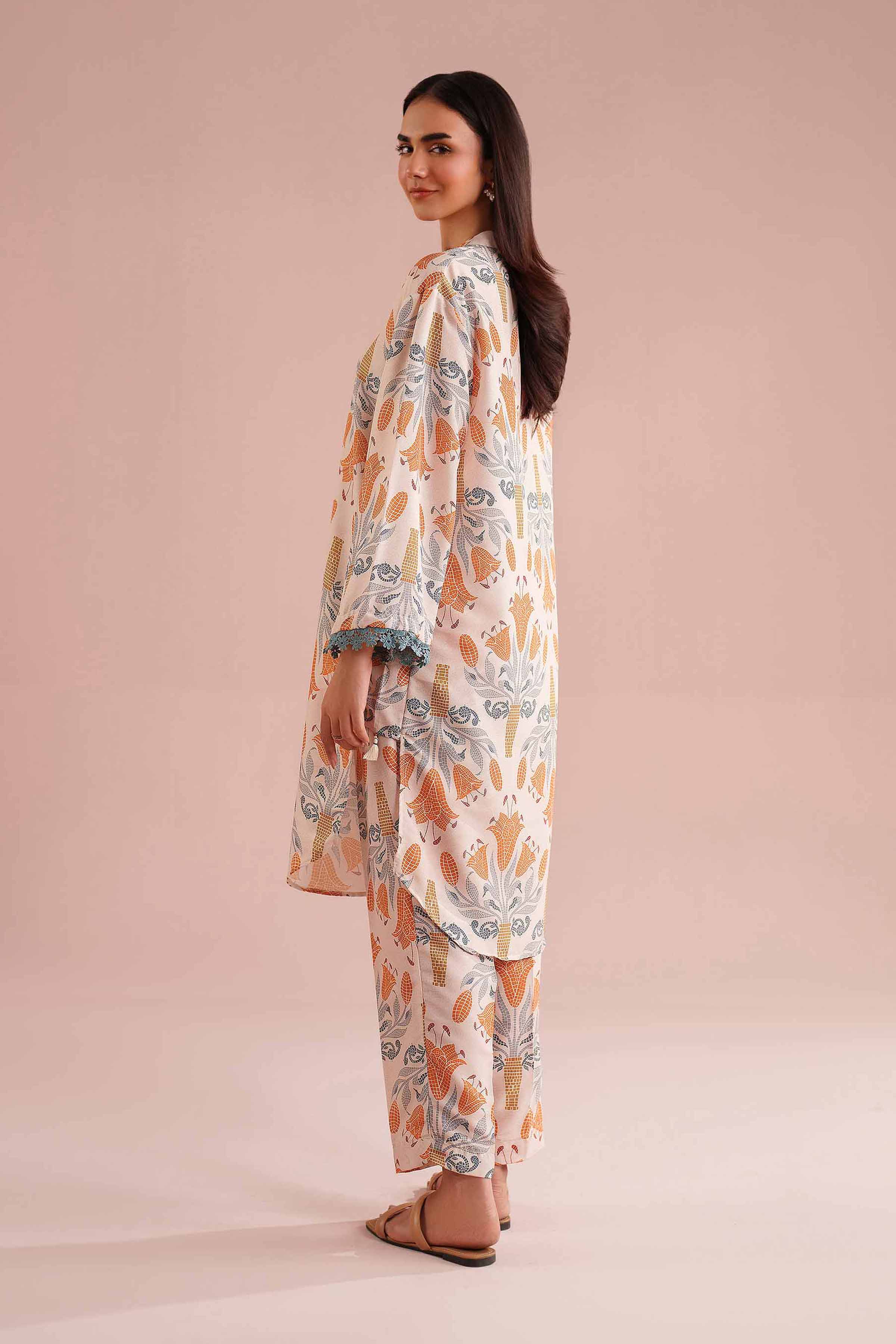 2 Piece - Printed Suit - PE26-20 for Women - Pret Collection | Nishat | Shop Online