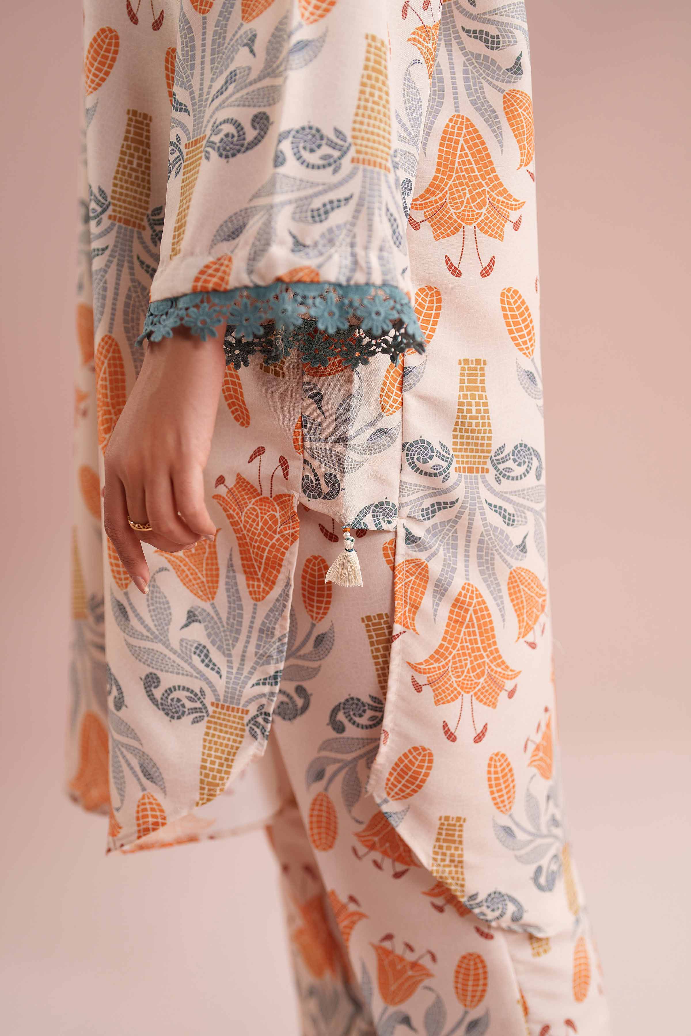 2 Piece - Printed Suit - PE26-20 for Women - Pret Collection | Nishat | Shop Online