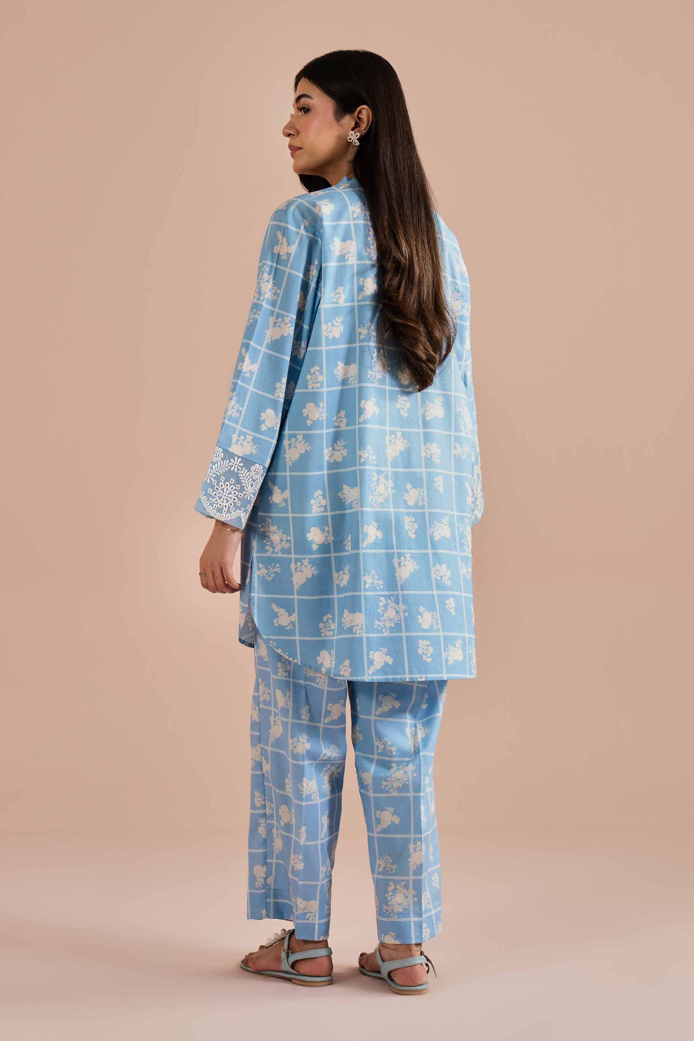 2 Piece - Printed Embroidered Suit - PE26-204 for Women - Pret Collection | Nishat | Shop Online