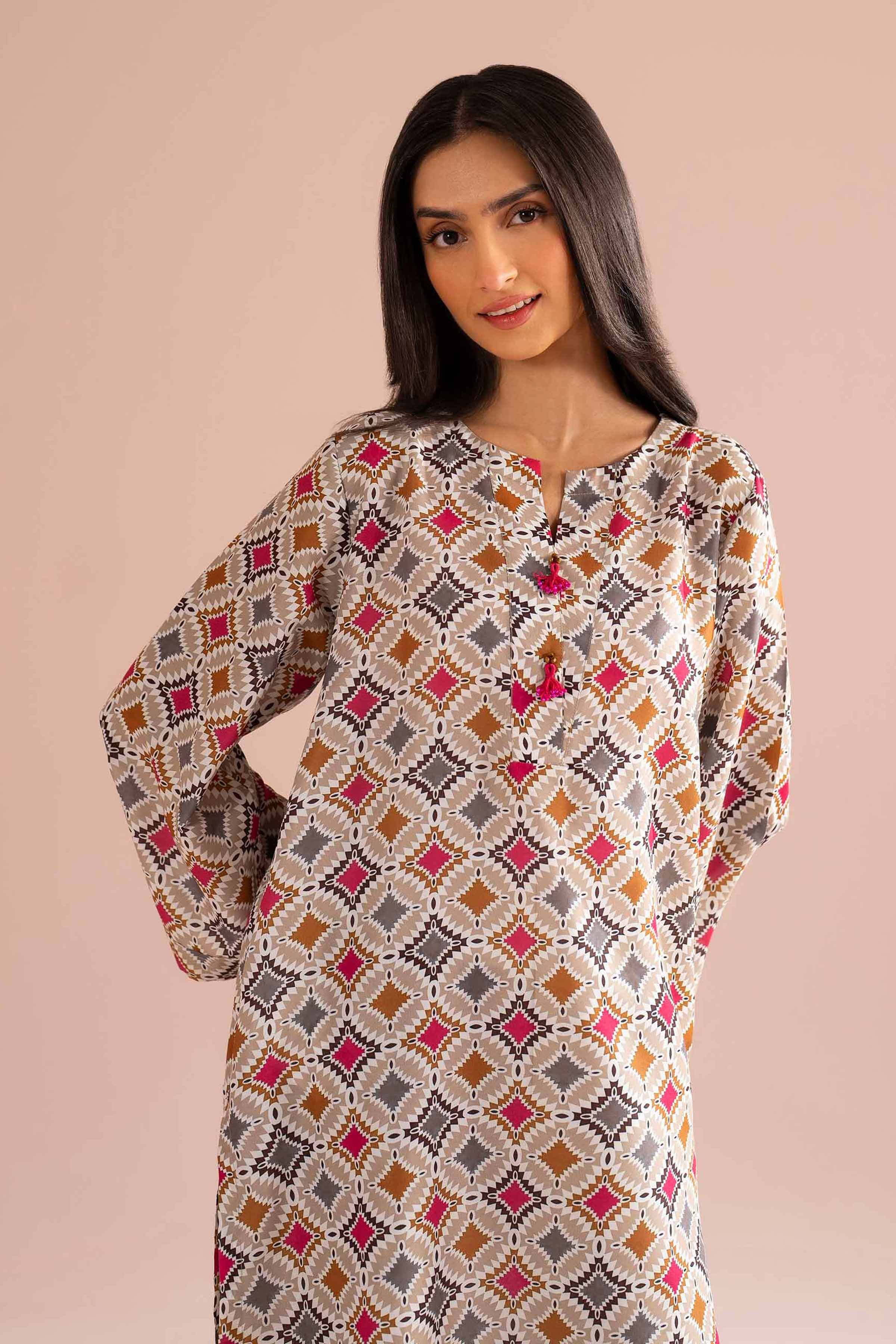 2 Piece - Printed Suit - PE26-21 for Women - Pret Collection | Nishat | Shop Online
