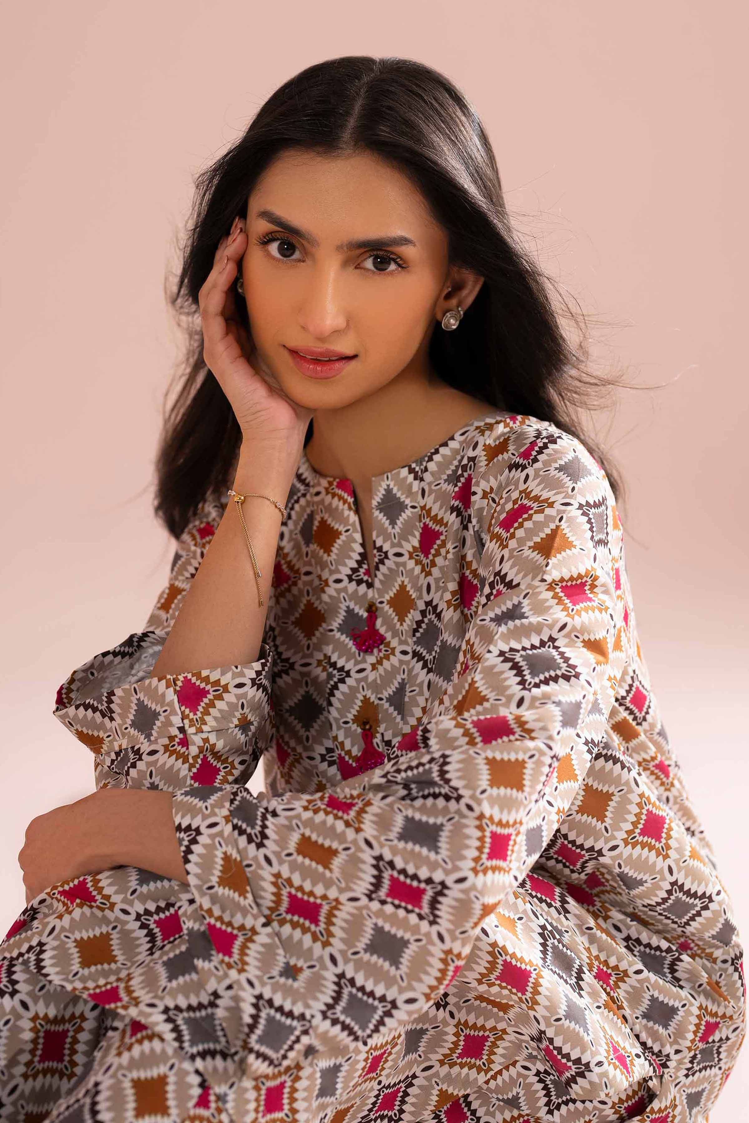 2 Piece - Printed Suit - PE26-21 for Women - Pret Collection | Nishat | Shop Online