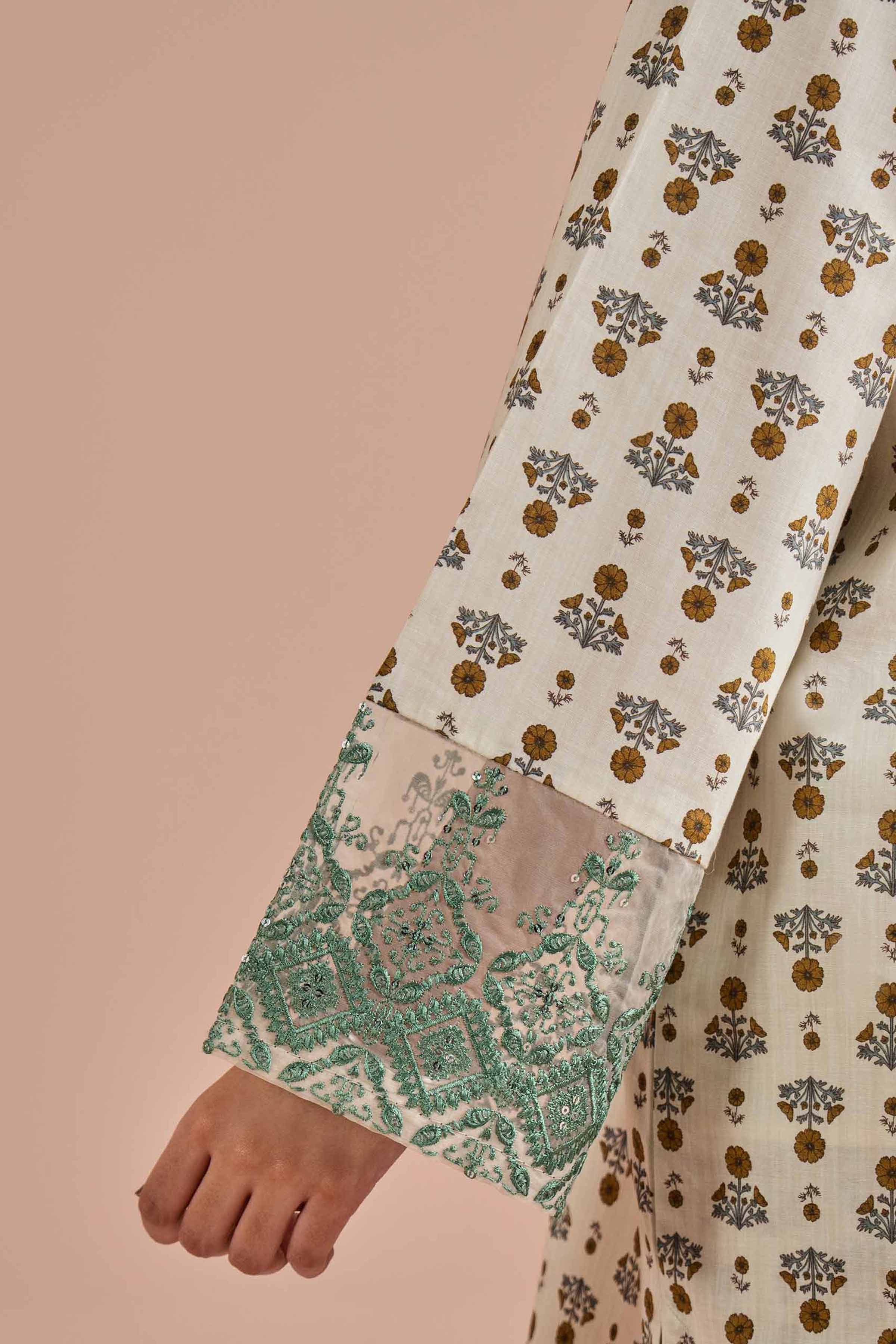 2 Piece - Printed Embroidered Suit - PE26-214 for Women - Pret Collection | Nishat | Shop Online