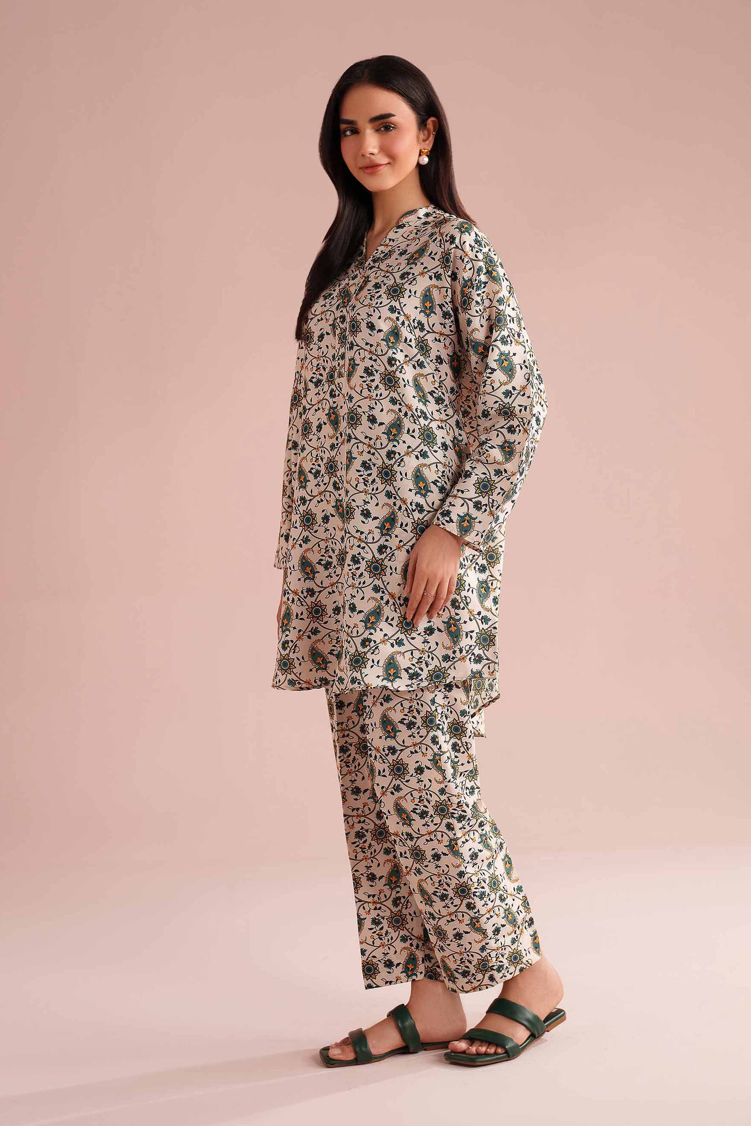 2 Piece - Printed Suit - PE26-22 for Women - Pret Collection | Nishat | Shop Online