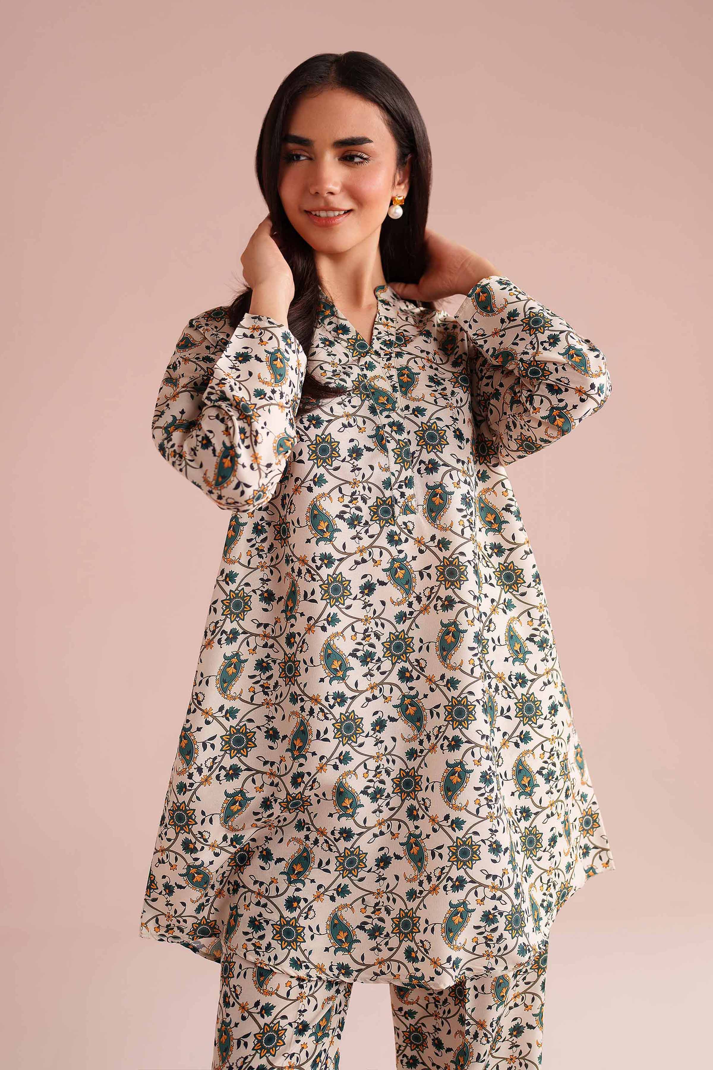 2 Piece - Printed Suit - PE26-22 for Women - Pret Collection | Nishat | Shop Online