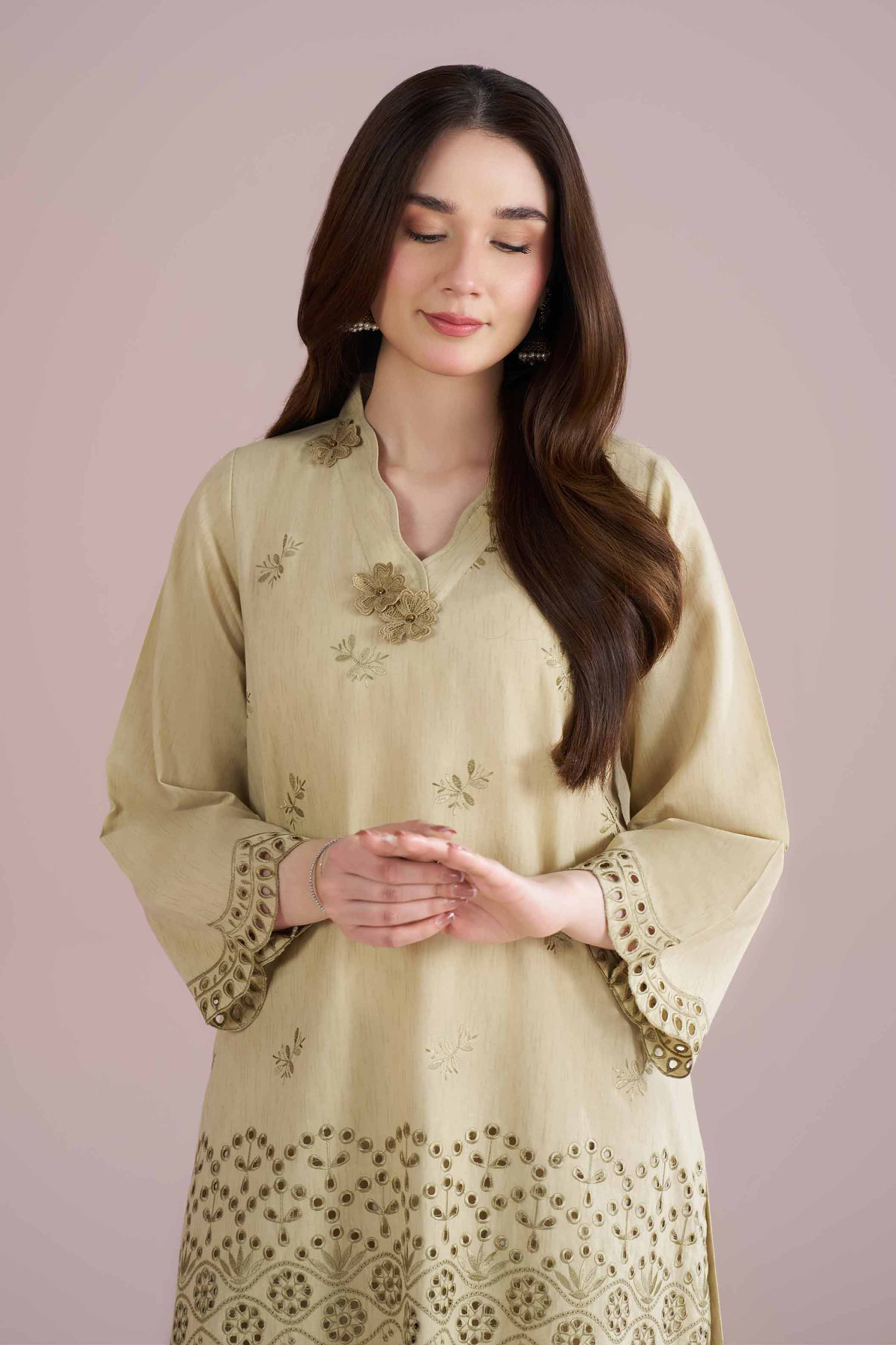 2 Piece - Embroidered Suit - PE26-233 for Women - Pret Collection | Nishat | Shop Online