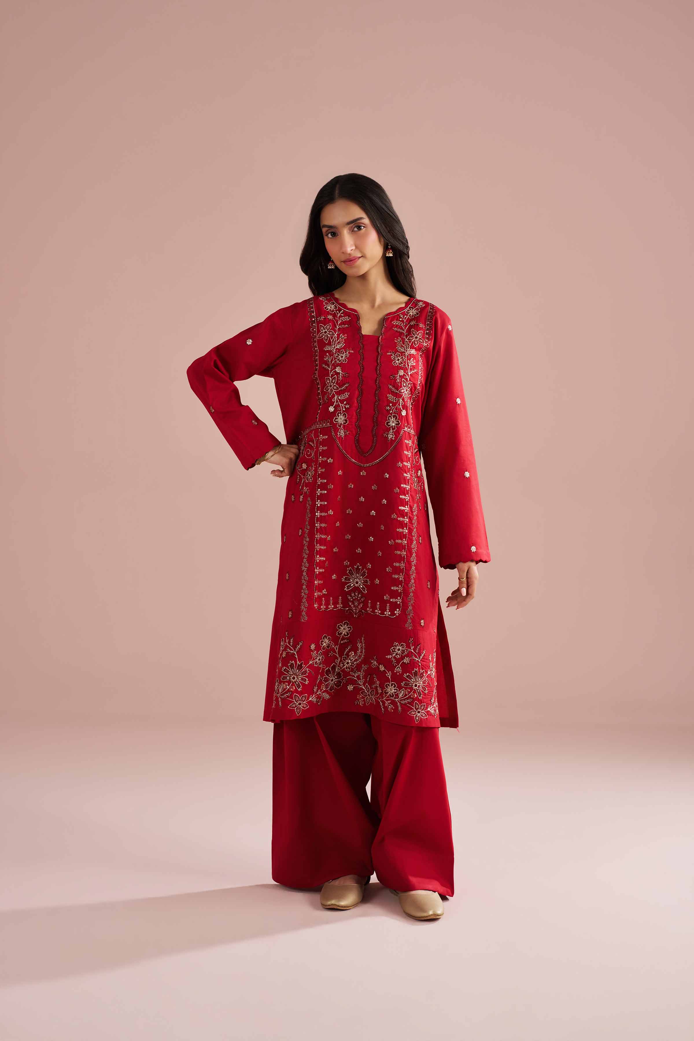2 Piece - Embroidered Suit - PE26-237 for Women - Pret Collection | Nishat | Shop Online