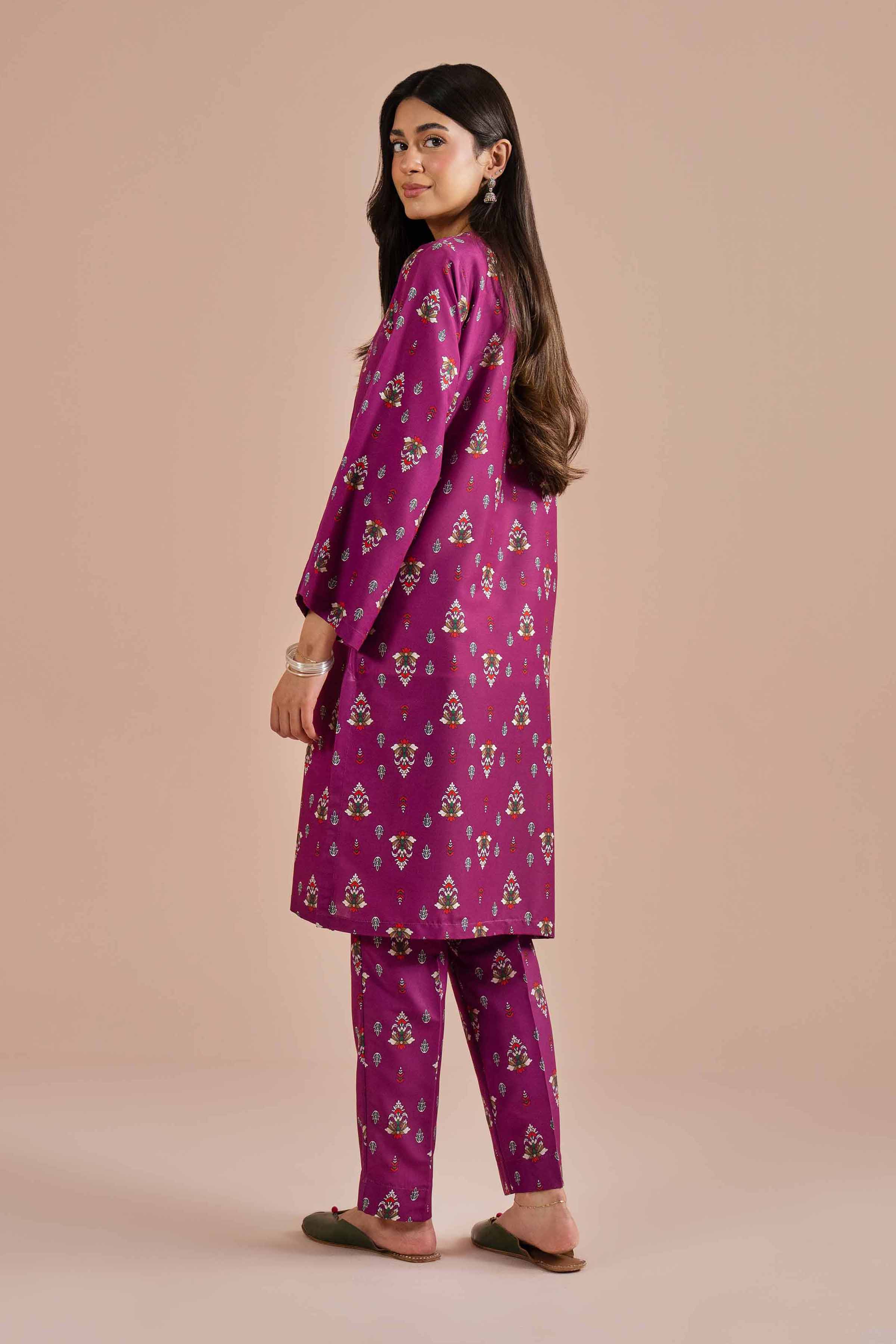 2 Piece - Printed Embroidered Suit - PE26-24 for Women - Pret Collection | Nishat | Shop Online