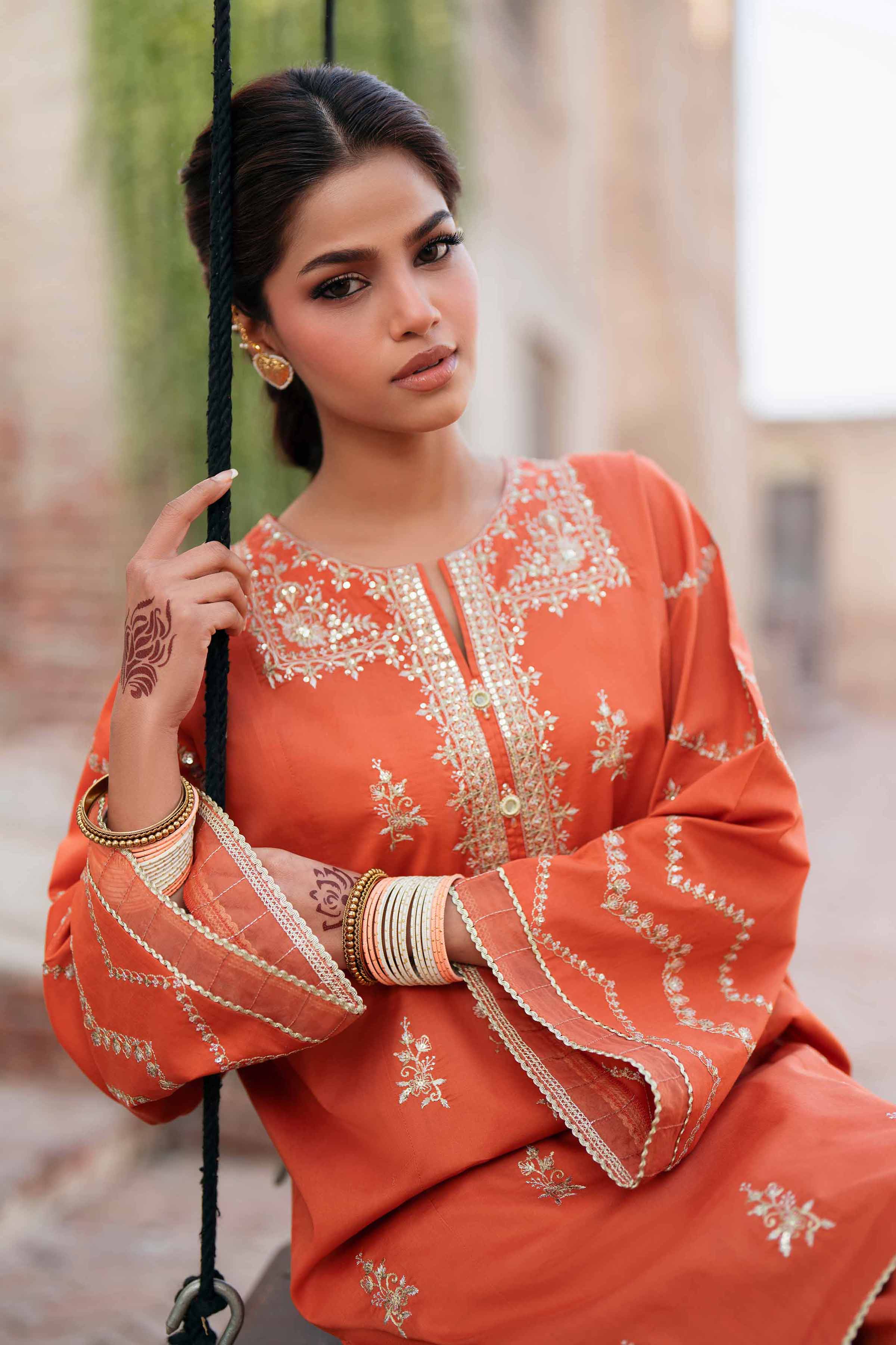 2 Piece - Embroidered Suit - PE26-243 for Women - Pret Collection | Nishat | Shop Online