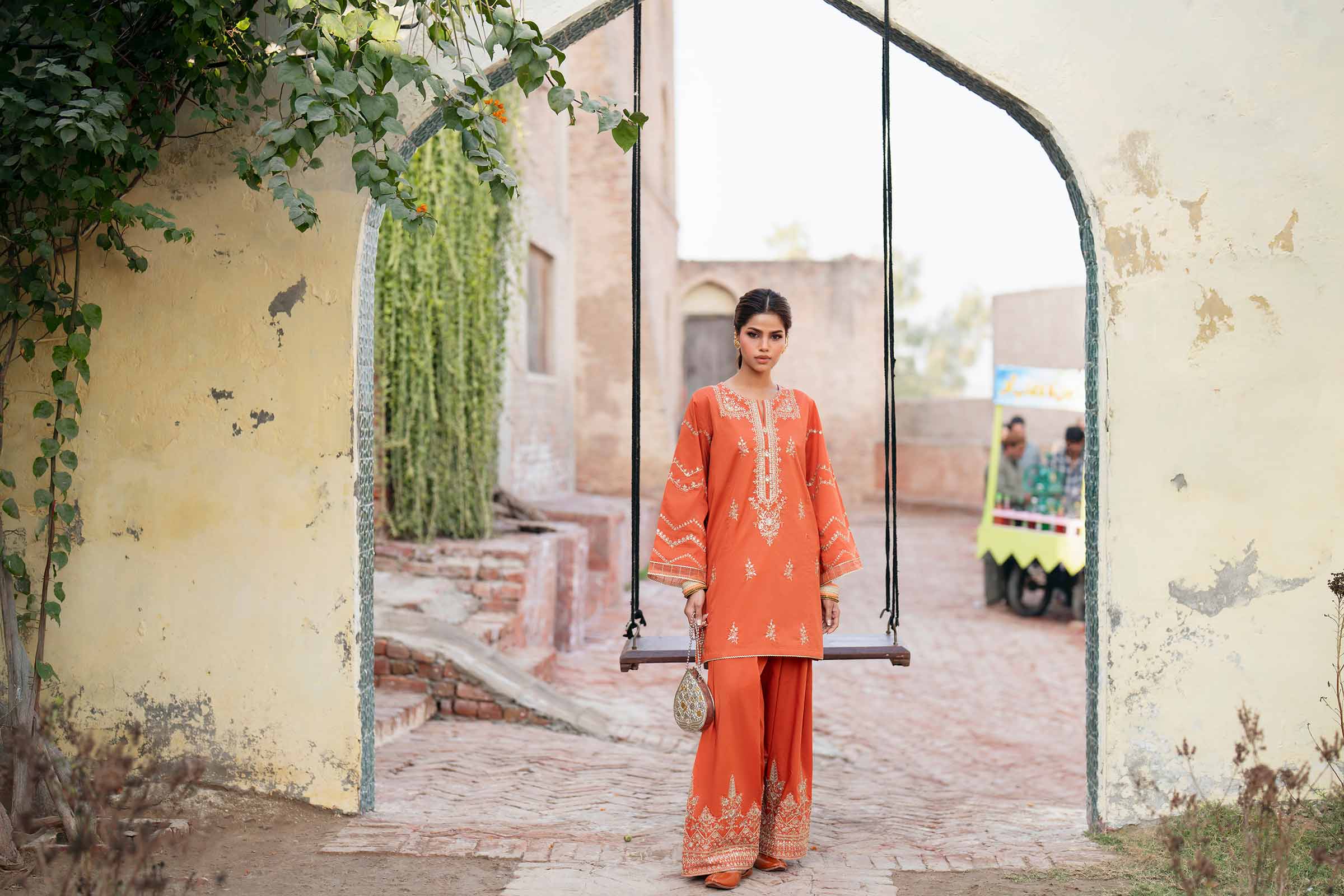 2 Piece - Embroidered Suit - PE26-243 for Women - Pret Collection | Nishat | Shop Online