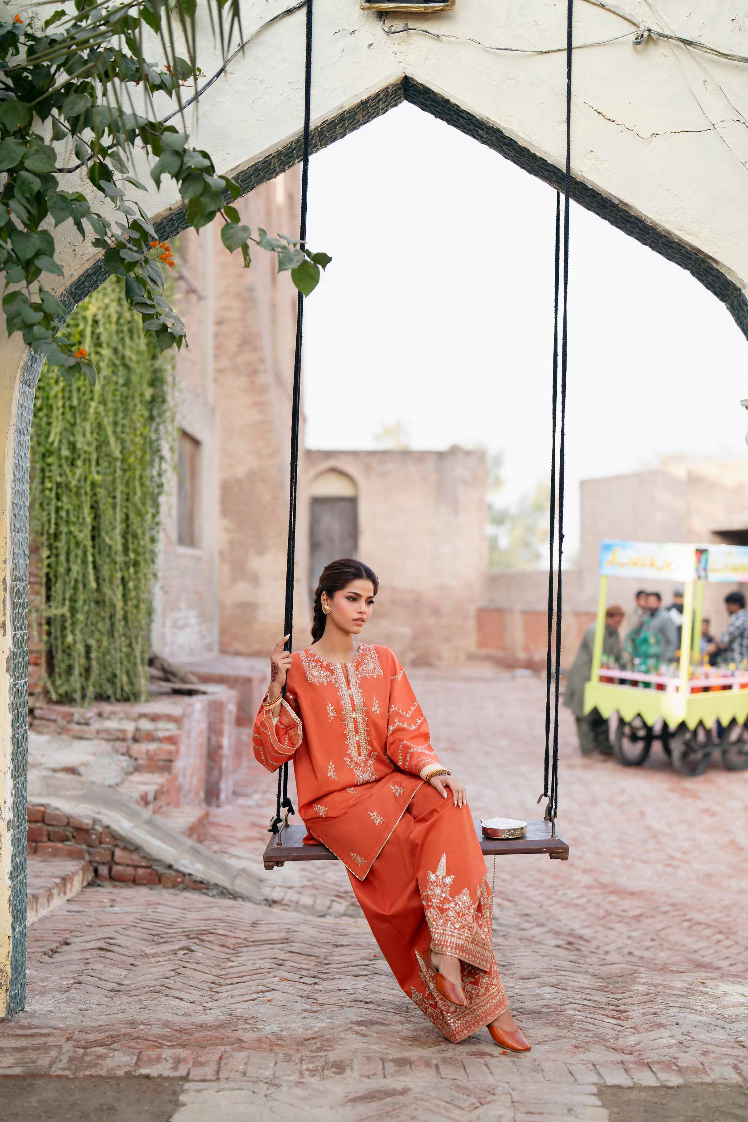 2 Piece - Embroidered Suit - PE26-243 for Women - Pret Collection | Nishat | Shop Online