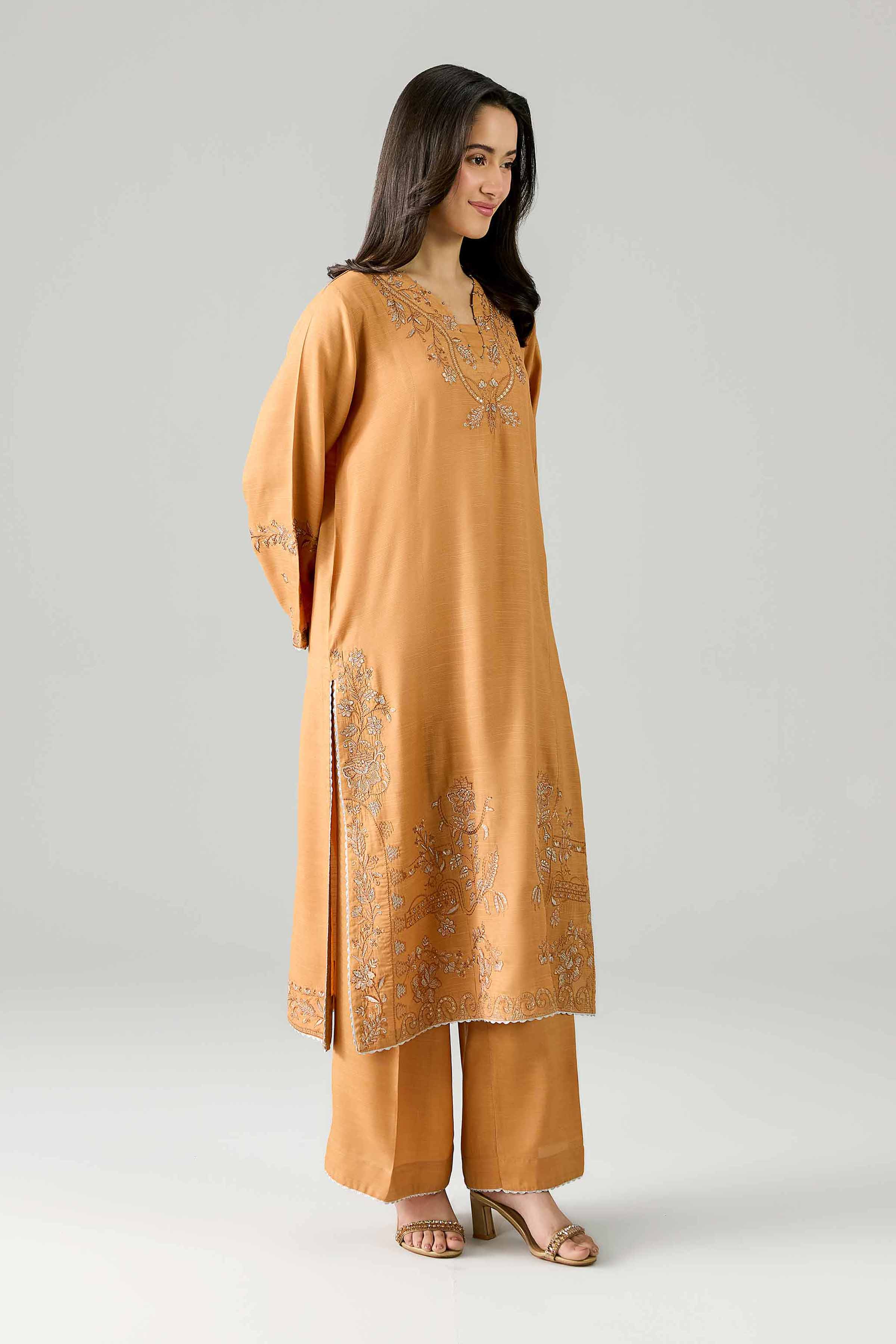 2 Piece - Embroidered Suit - PE26-257