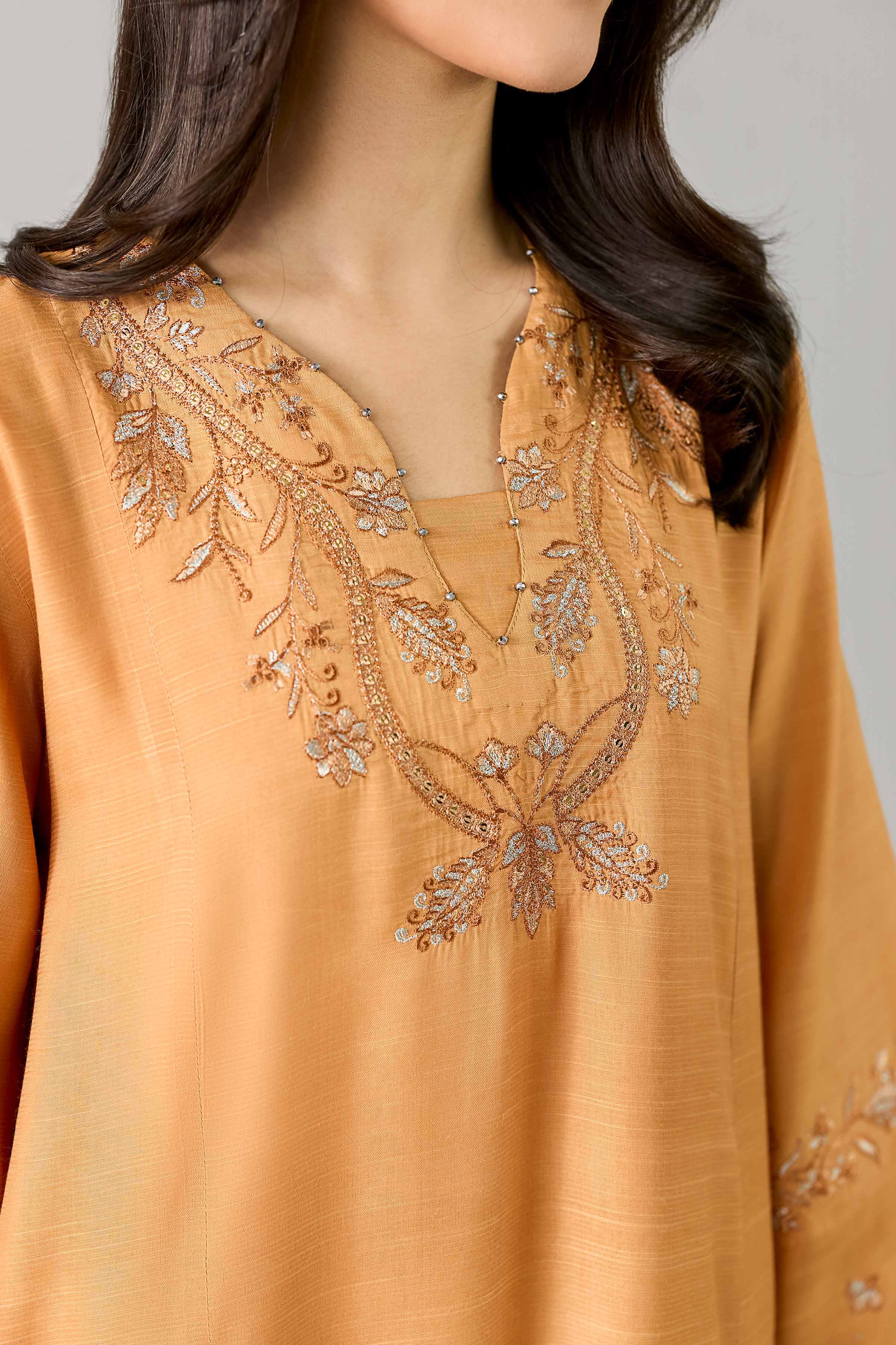 2 Piece - Embroidered Suit - PE26-257