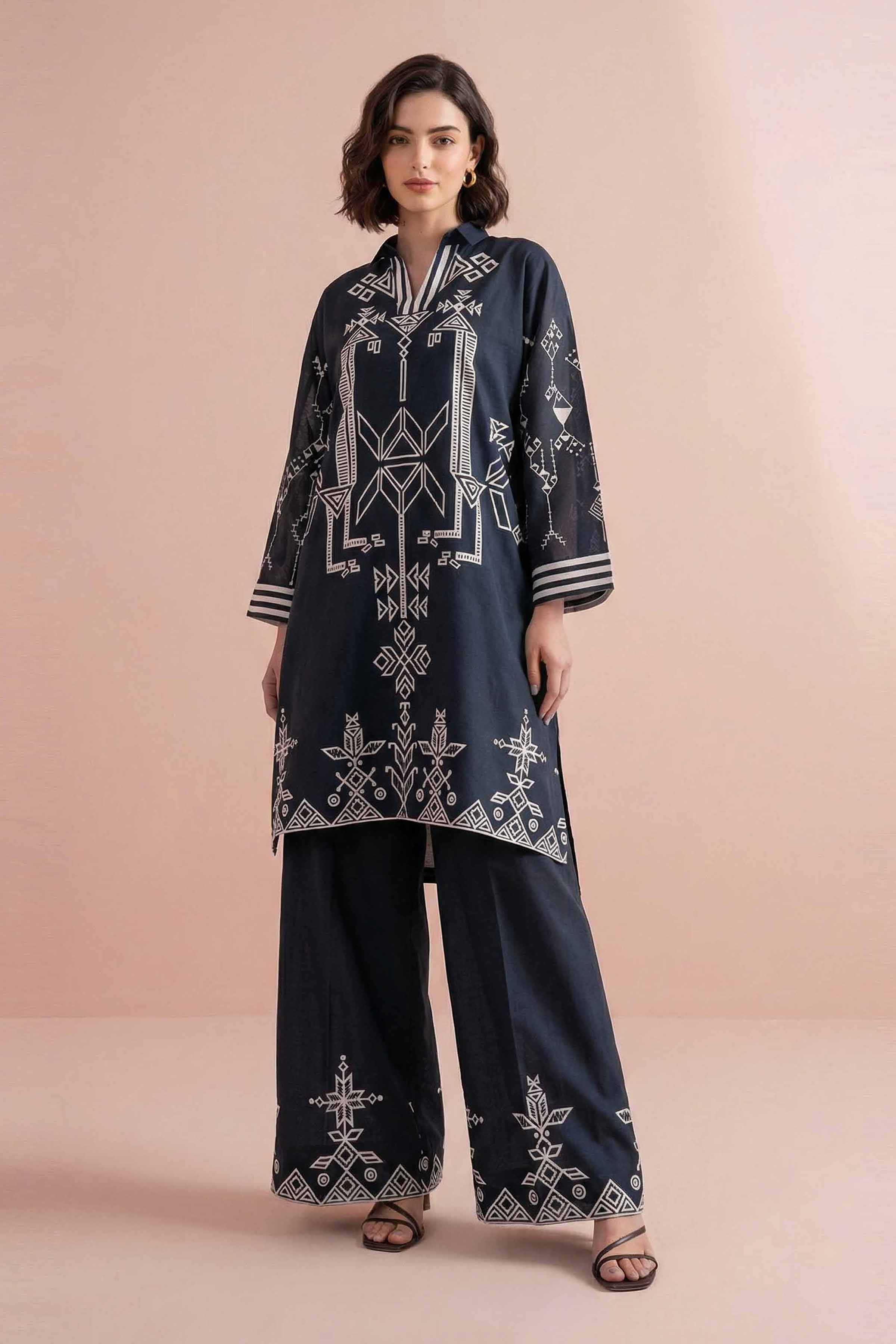 2 Piece - Printed Suit - PE26-263
