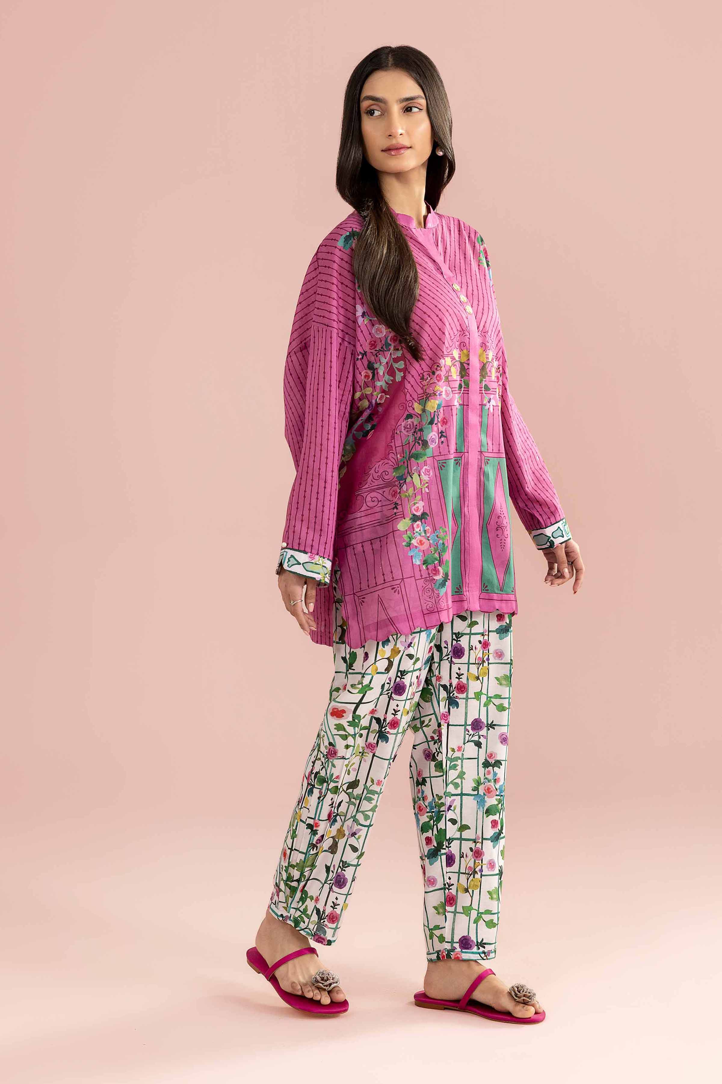 2 Piece - Printed Suit - PE26-266 for Women - Pret Collection | Nishat | Shop Online