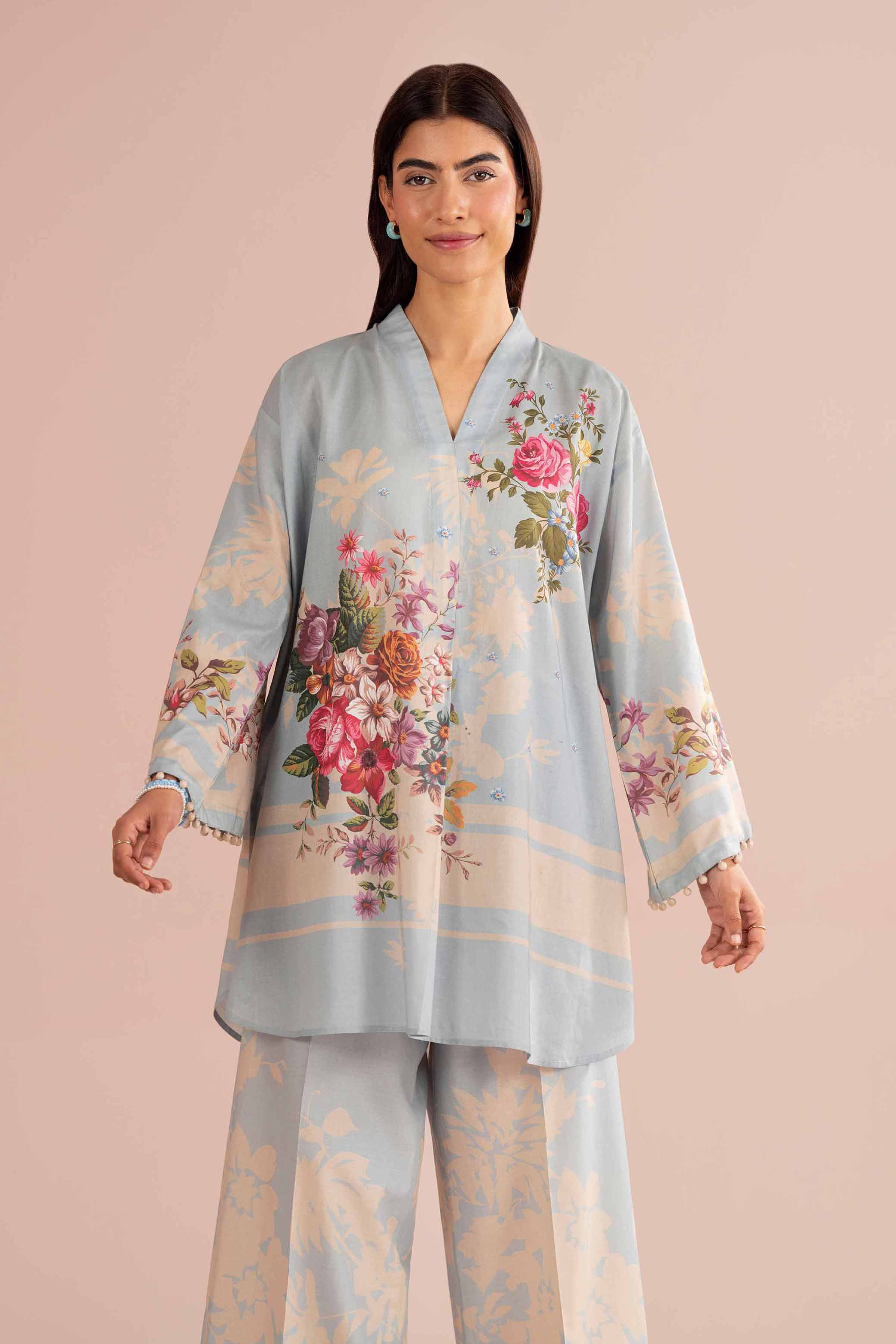 2 Piece - Printed Suit - PE26-270 for Women - Pret Collection | Nishat | Shop Online