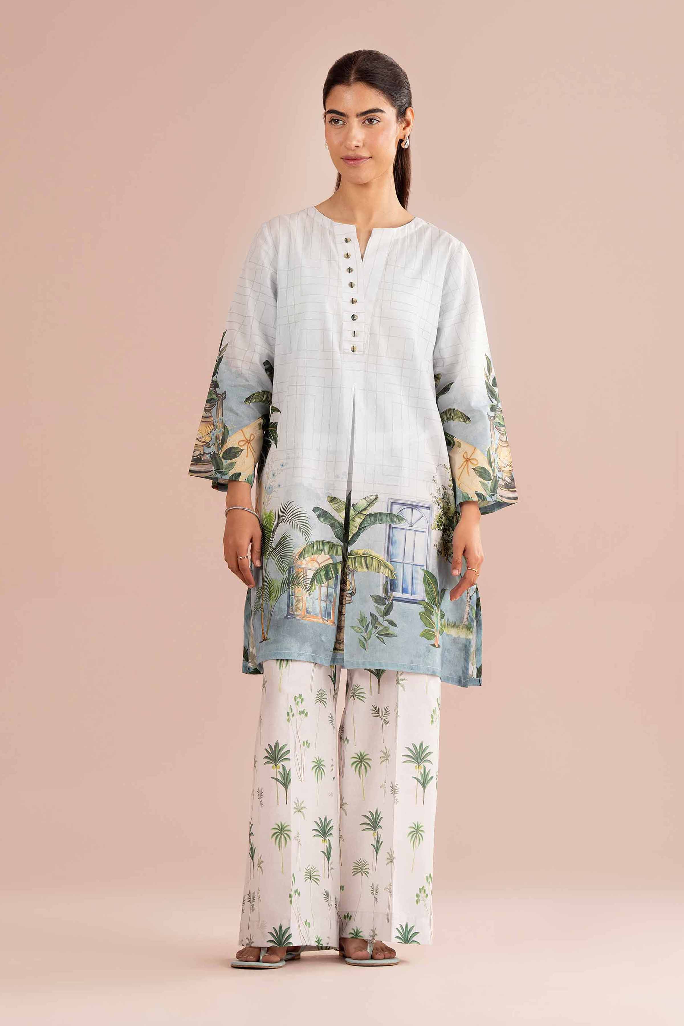 2 Piece - Printed Suit - PE26-272