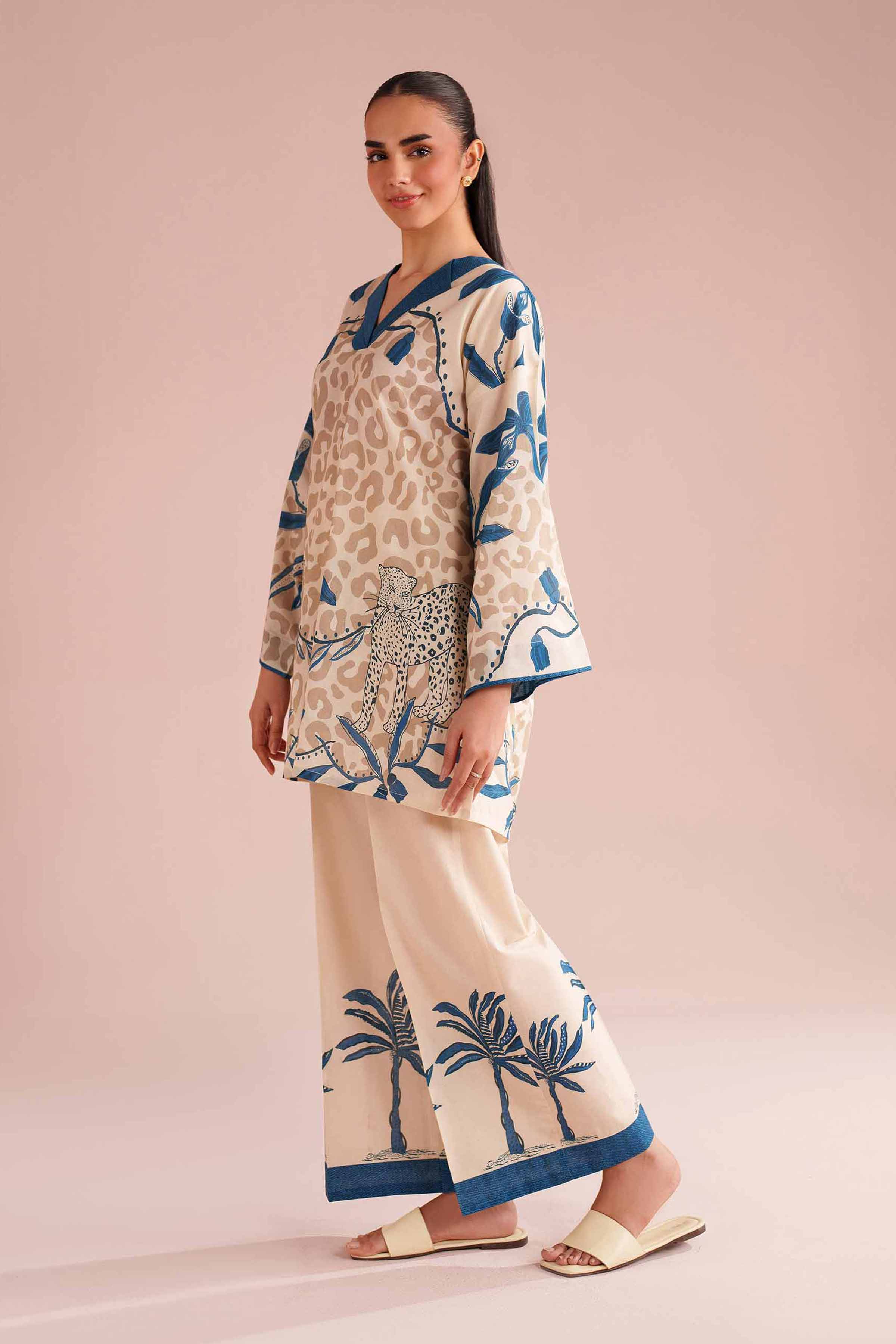 2 Piece - Printed Suit - PE26-274