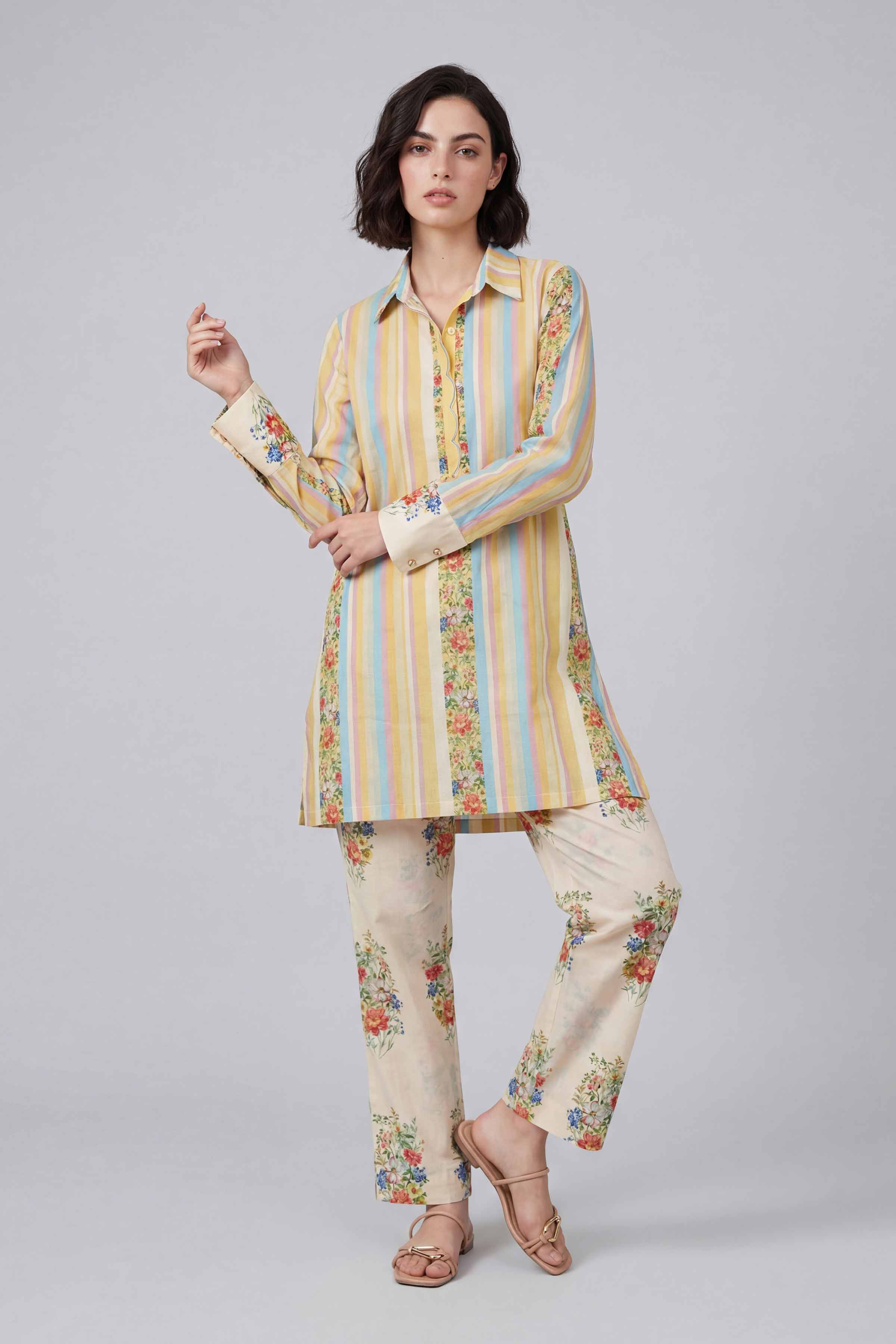 2 Piece - Printed Suit - PE26-275