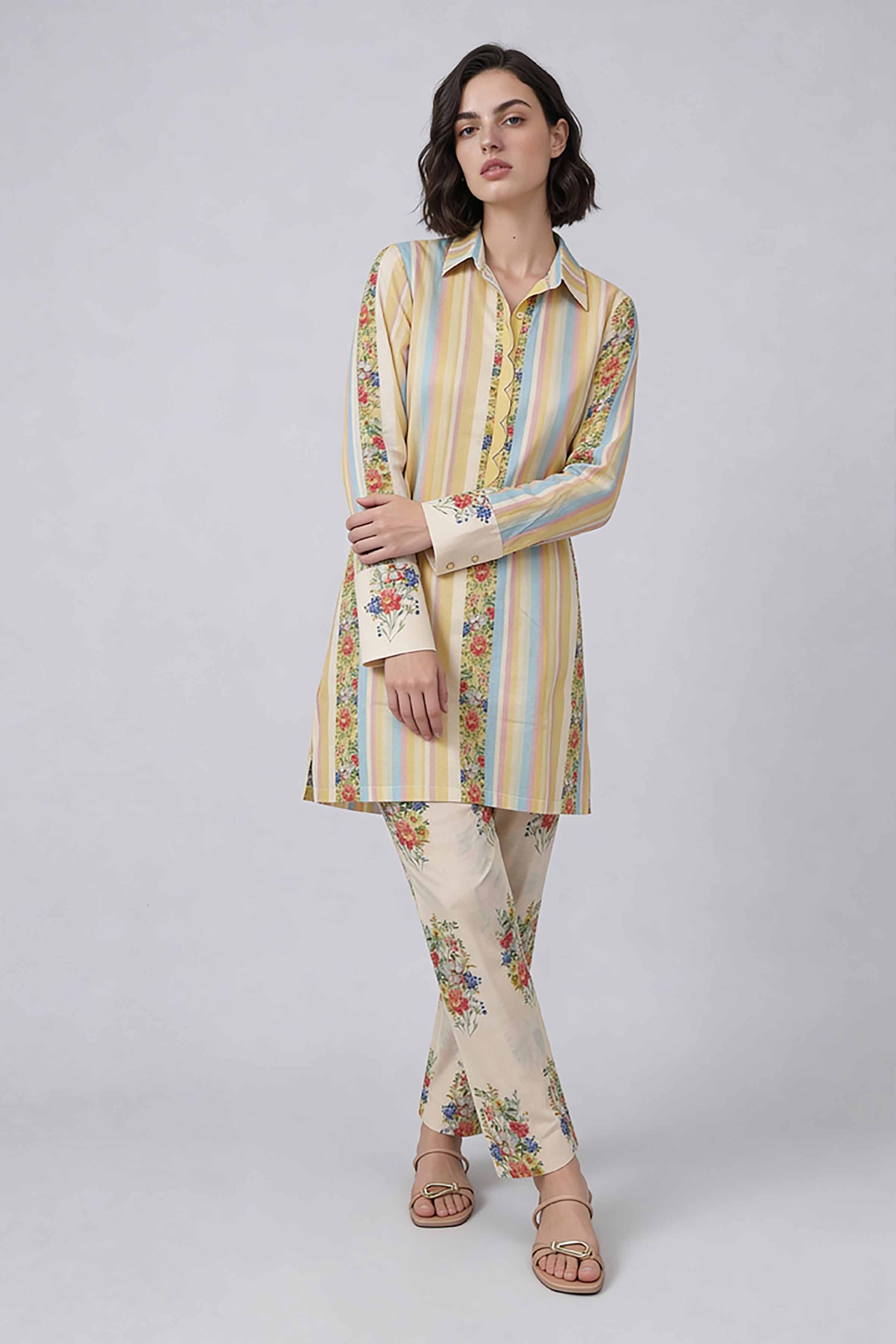 2 Piece - Printed Suit - PE26-275