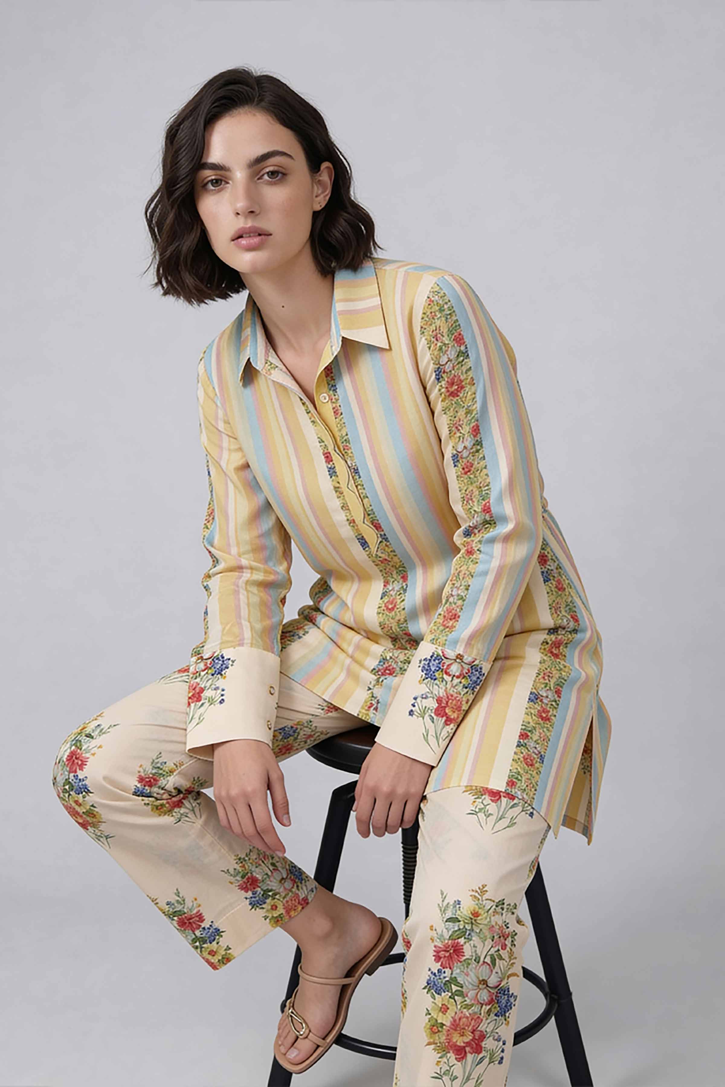 2 Piece - Printed Suit - PE26-275