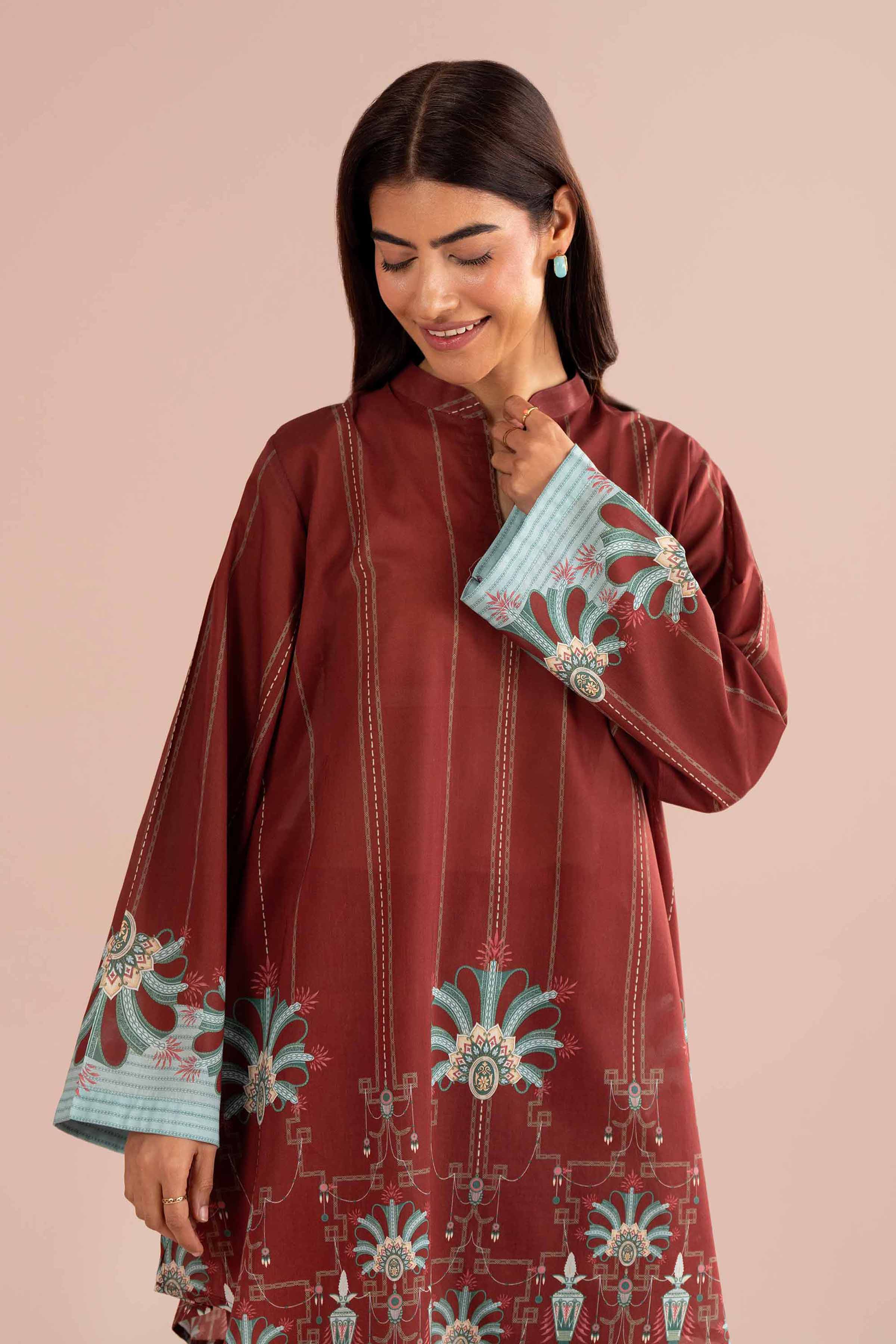 2 Piece - Printed Suit - PE26-279 for Women - Pret Collection | Nishat | Shop Online
