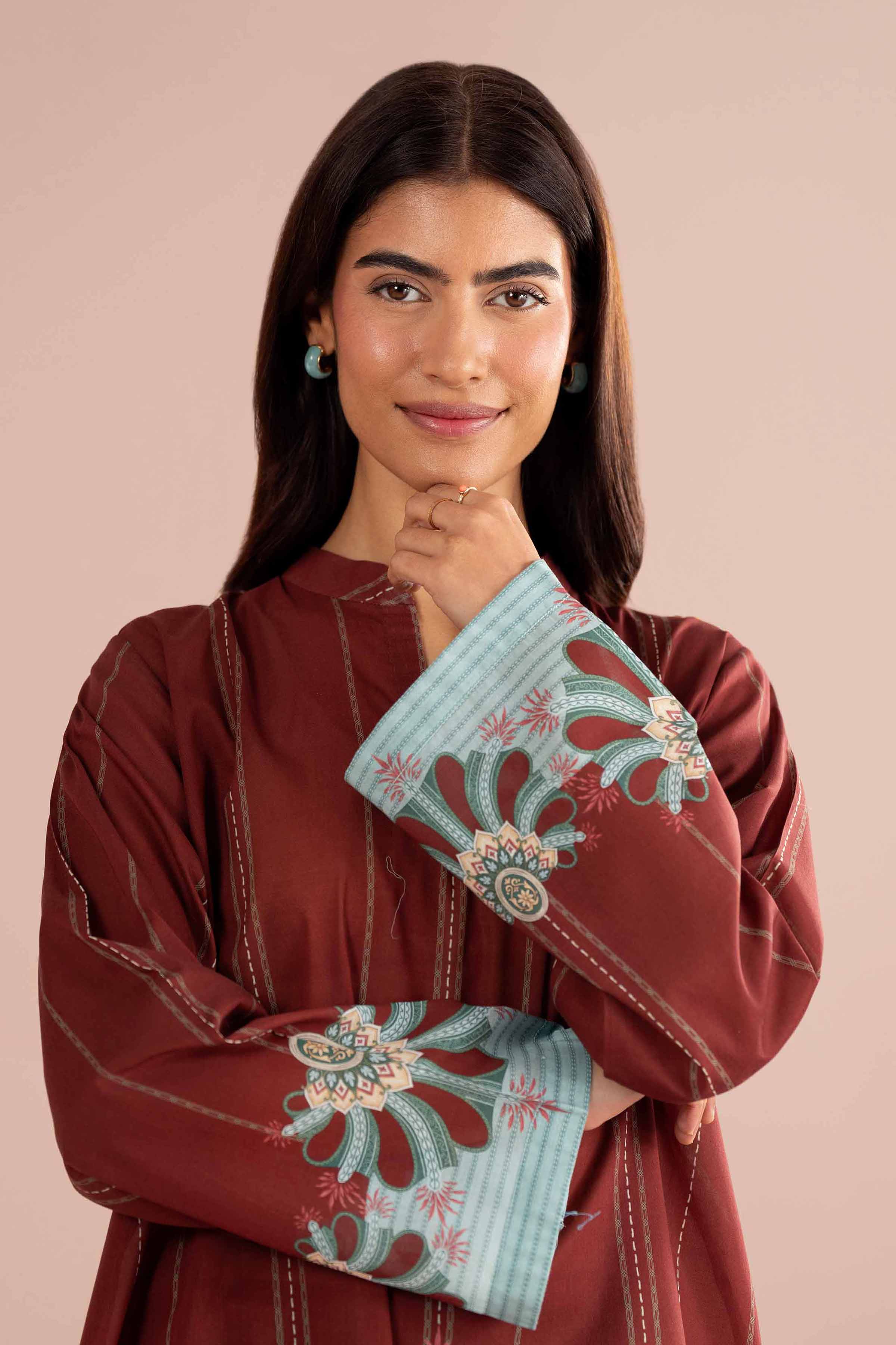 2 Piece - Printed Suit - PE26-279 for Women - Pret Collection | Nishat | Shop Online