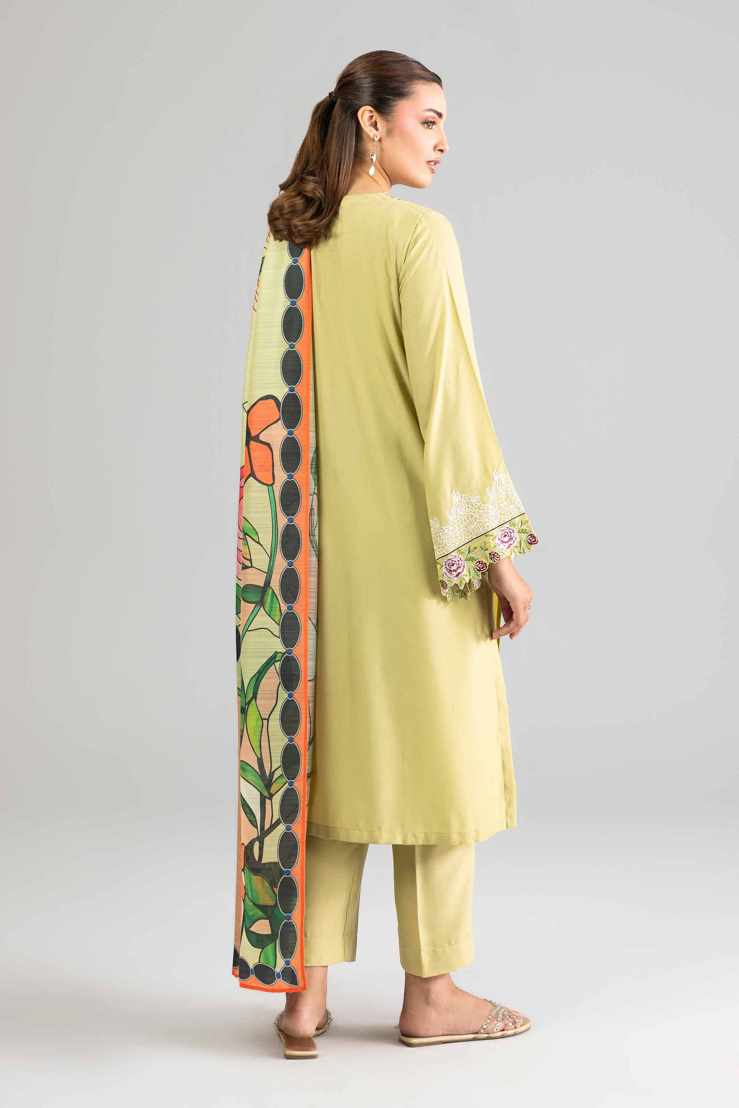 3 Piece - Embroidered Suit - PE26-306