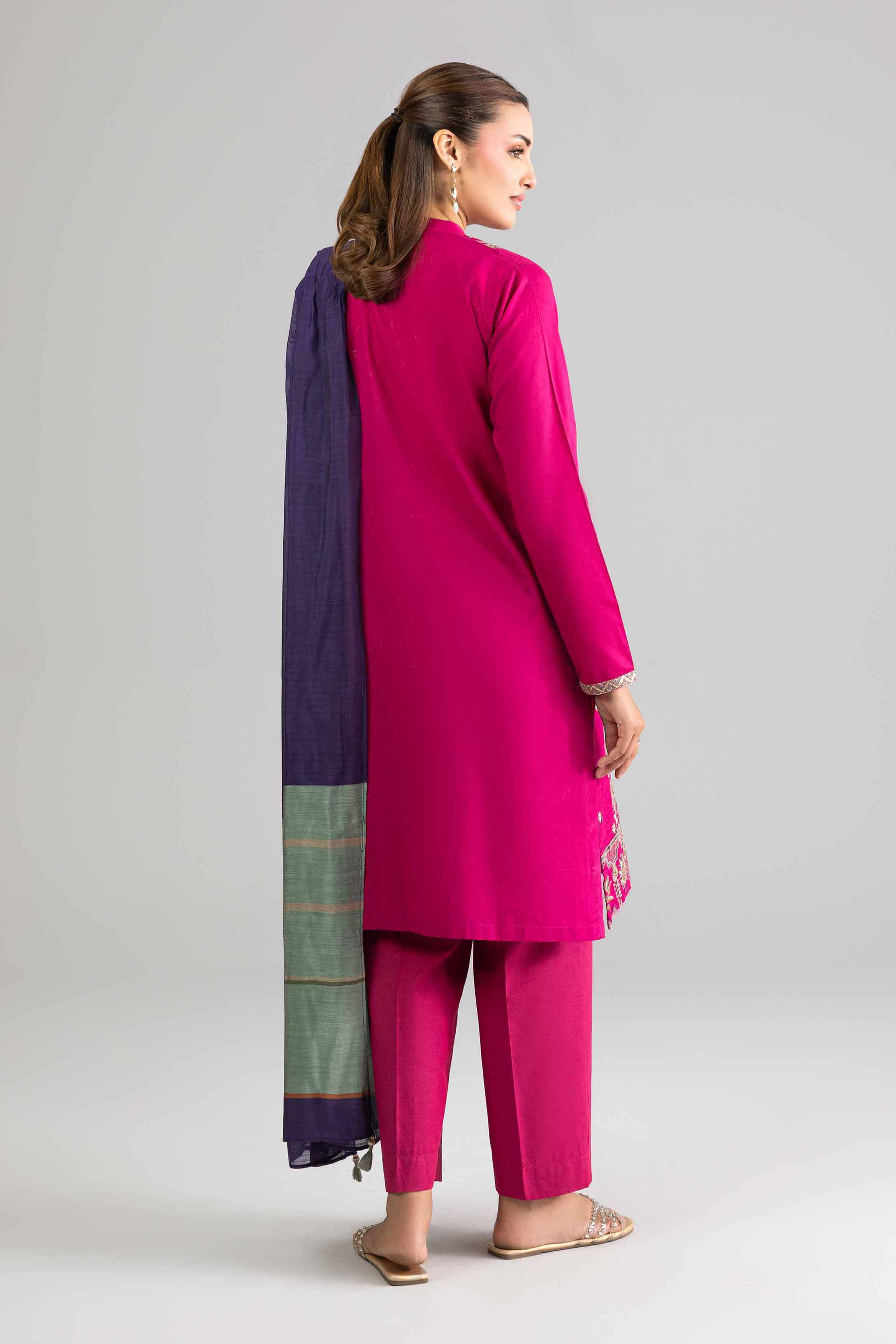 3 Piece - Embroidered Suit - PE26-308