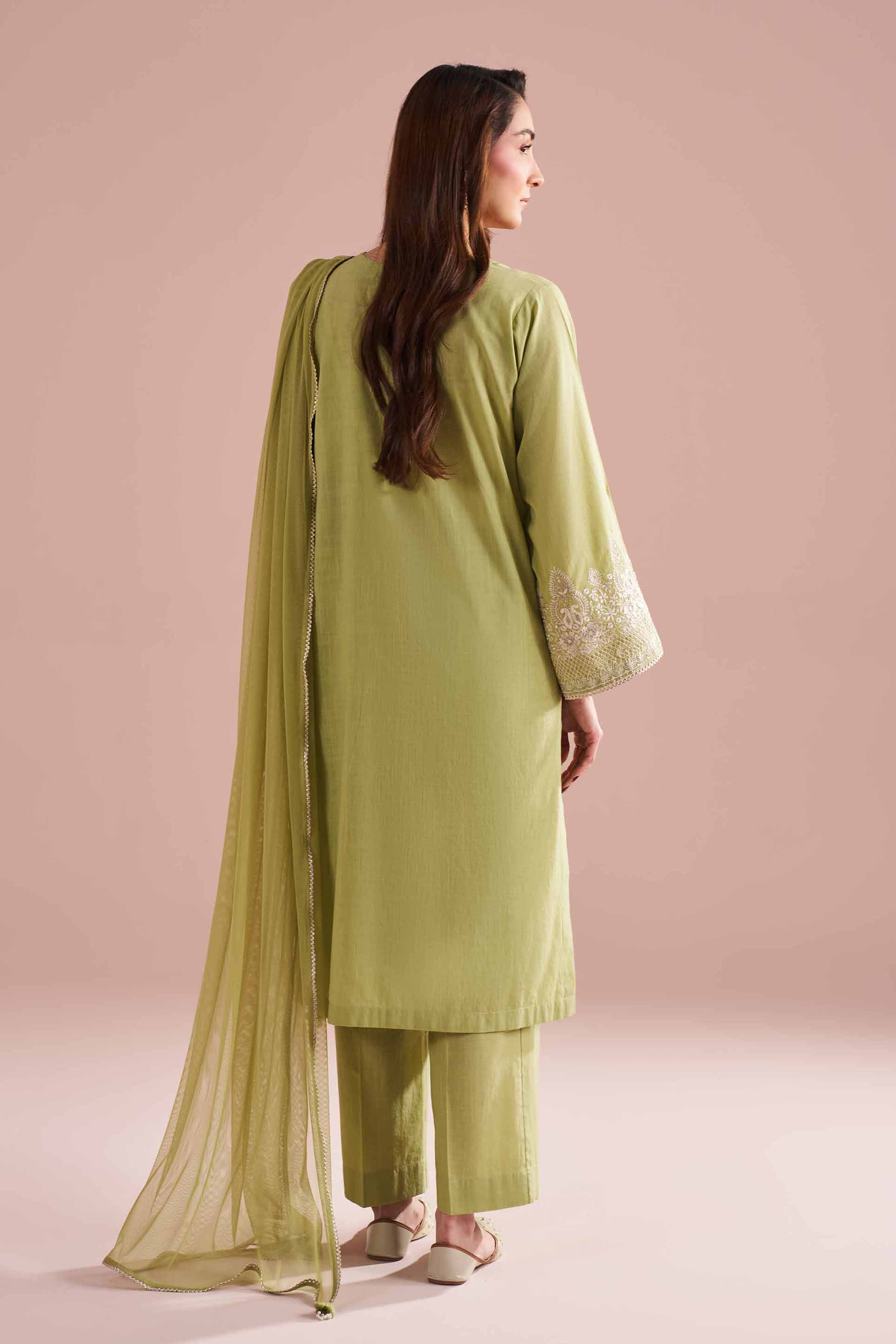 3 Piece - Embroidered Suit - PE26-323 for Women - Pret Collection | Nishat | Shop Online