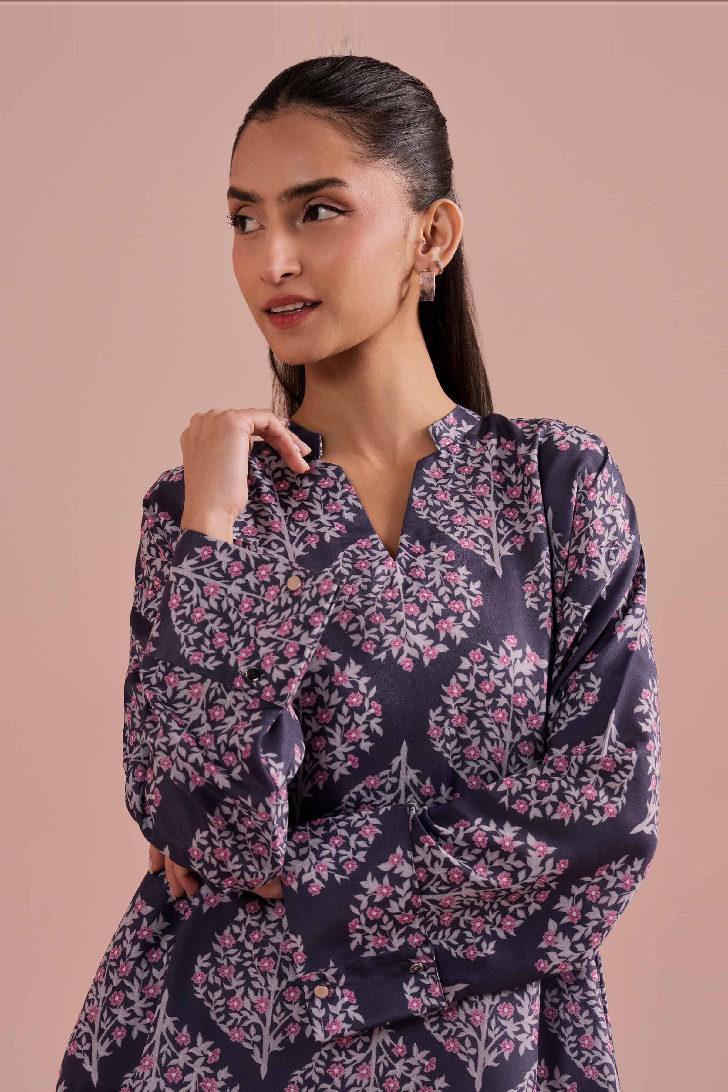 2 Piece - Printed Suit - PE26-343 for Women - Pret Collection | Nishat | Shop Online