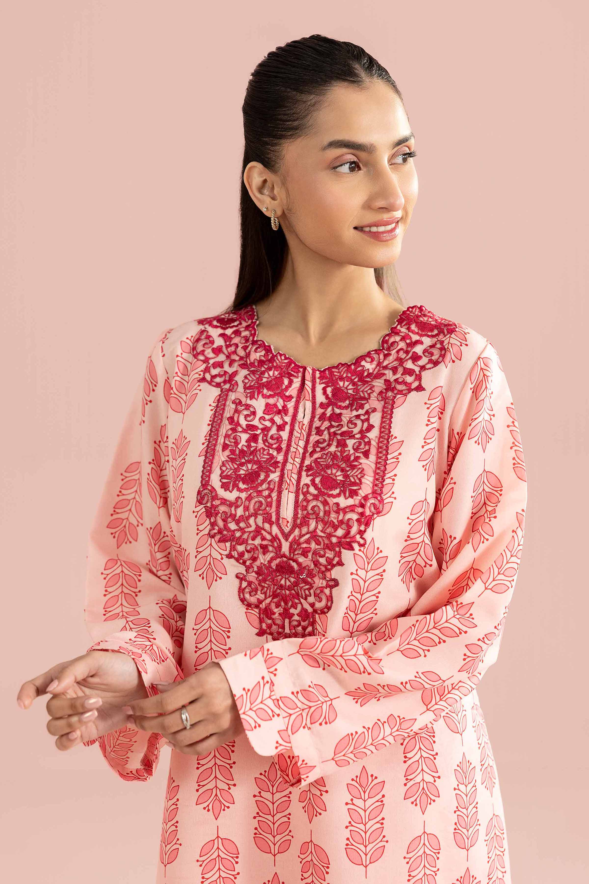 2 Piece - Printed Embroidered Suit - PE26-351 for Women - Pret Collection | Nishat | Shop Online