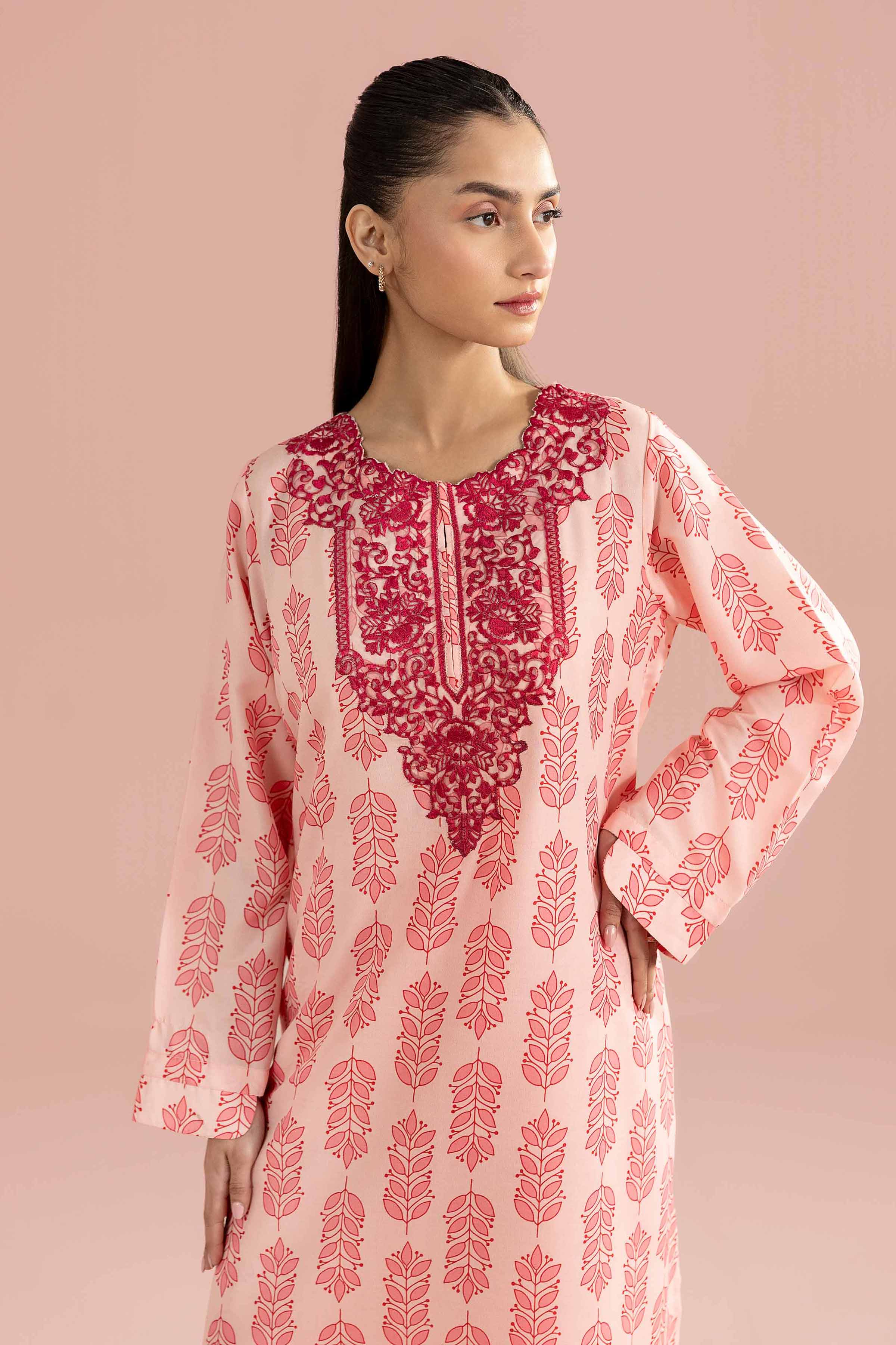 2 Piece - Printed Embroidered Suit - PE26-351 for Women - Pret Collection | Nishat | Shop Online