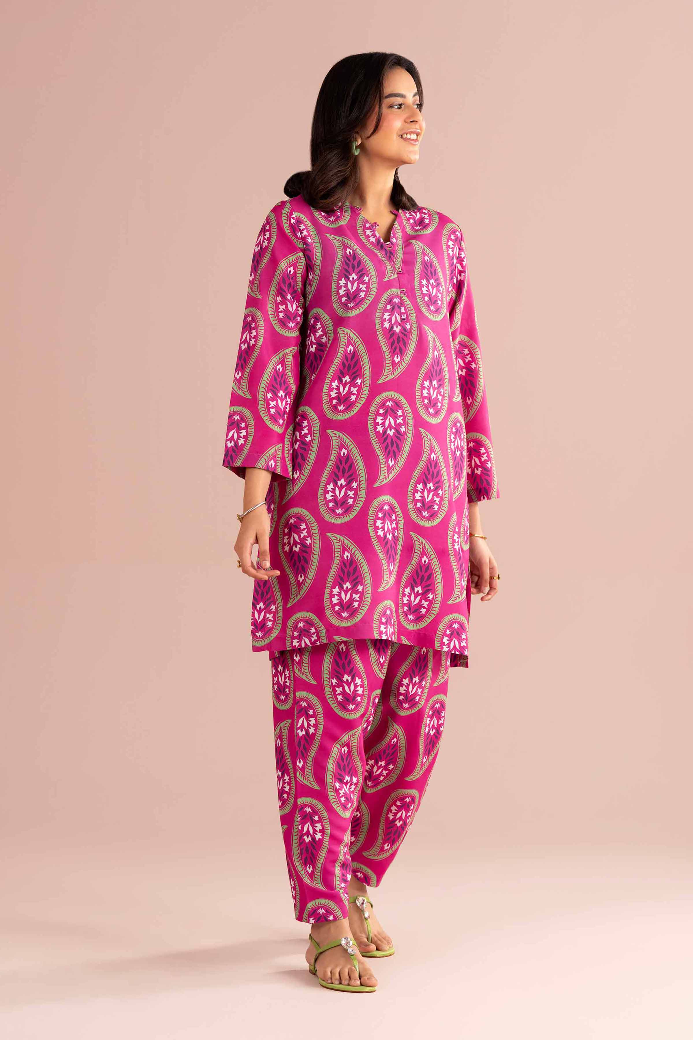 2 Piece - Printed Suit - PE26-360 for Women - Pret Collection | Nishat | Shop Online