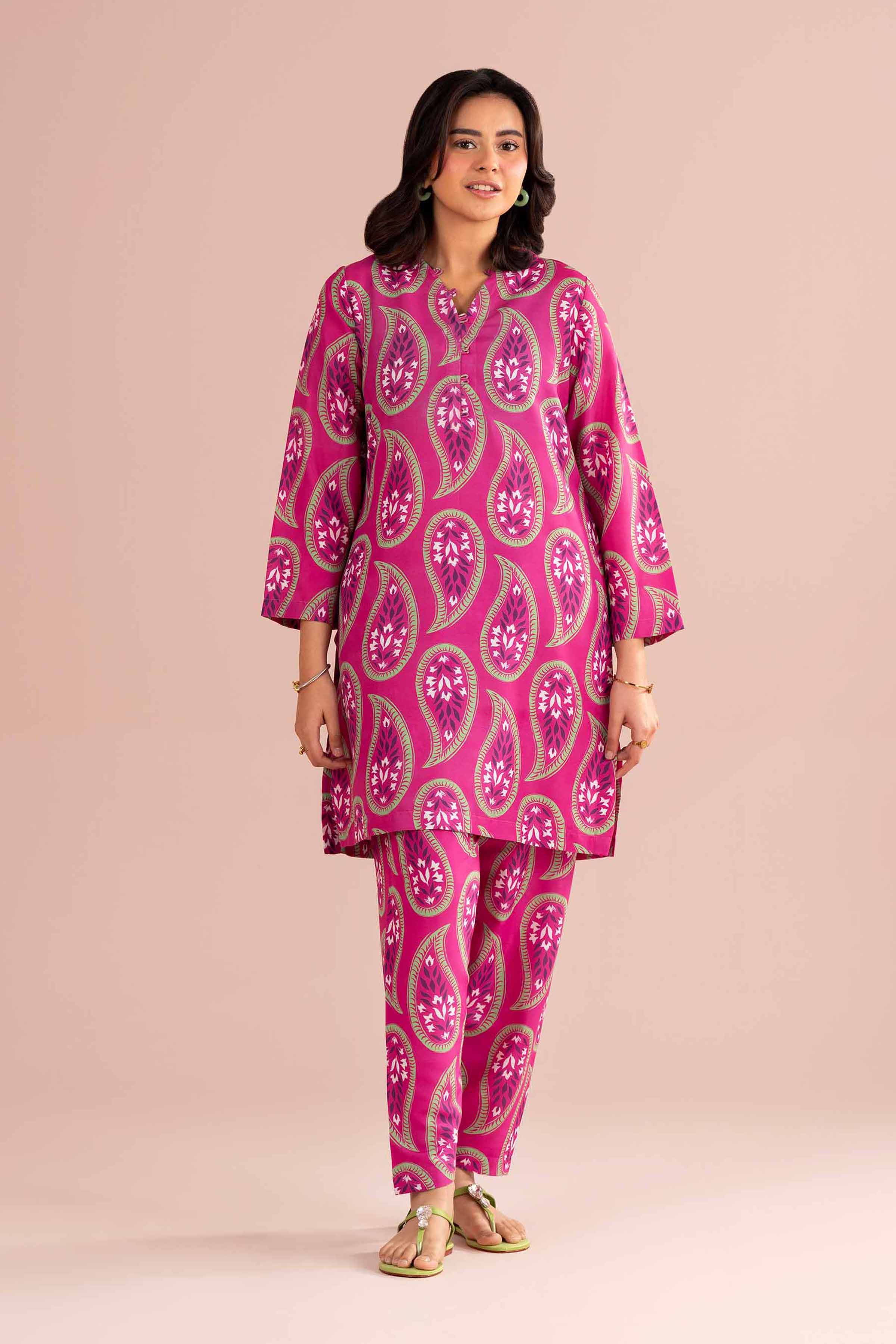2 Piece - Printed Suit - PE26-360 for Women - Pret Collection | Nishat | Shop Online