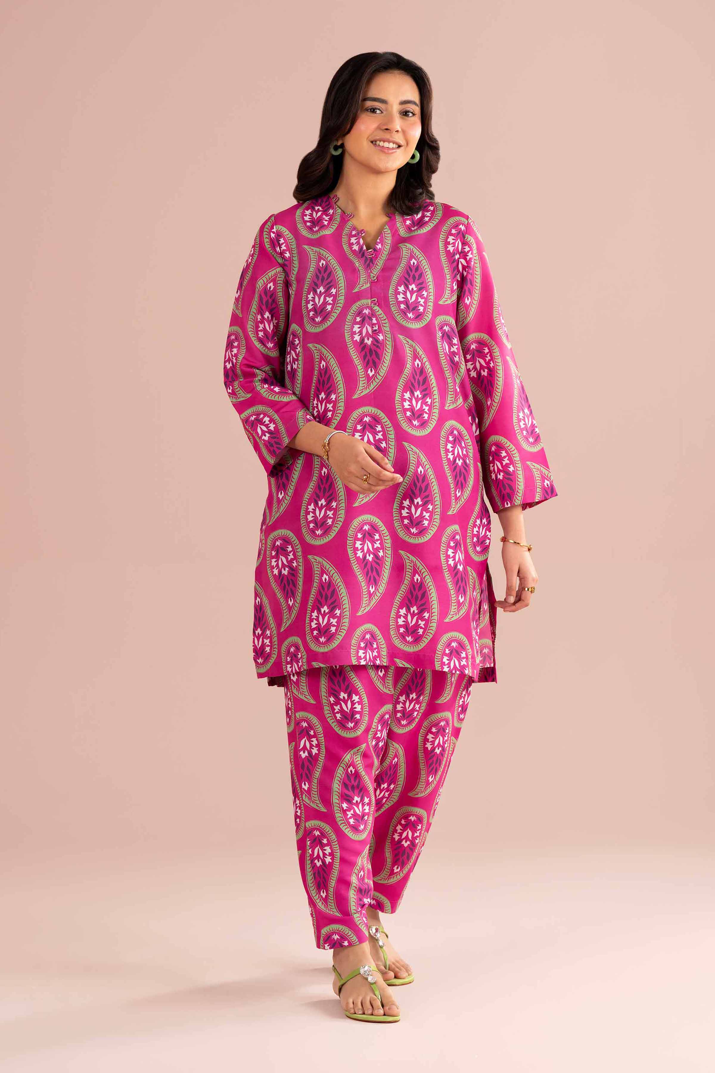 2 Piece - Printed Suit - PE26-360 for Women - Pret Collection | Nishat | Shop Online