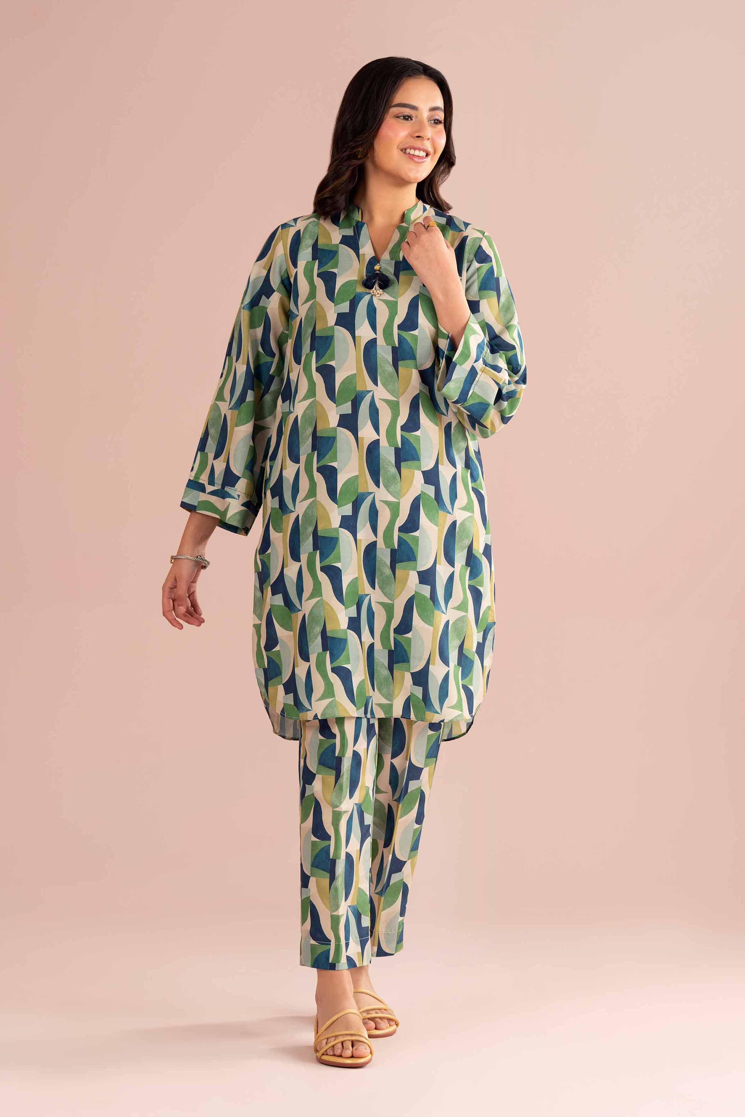 2 Piece - Printed Suit - PE26-363 for Women - Pret Collection | Nishat | Shop Online