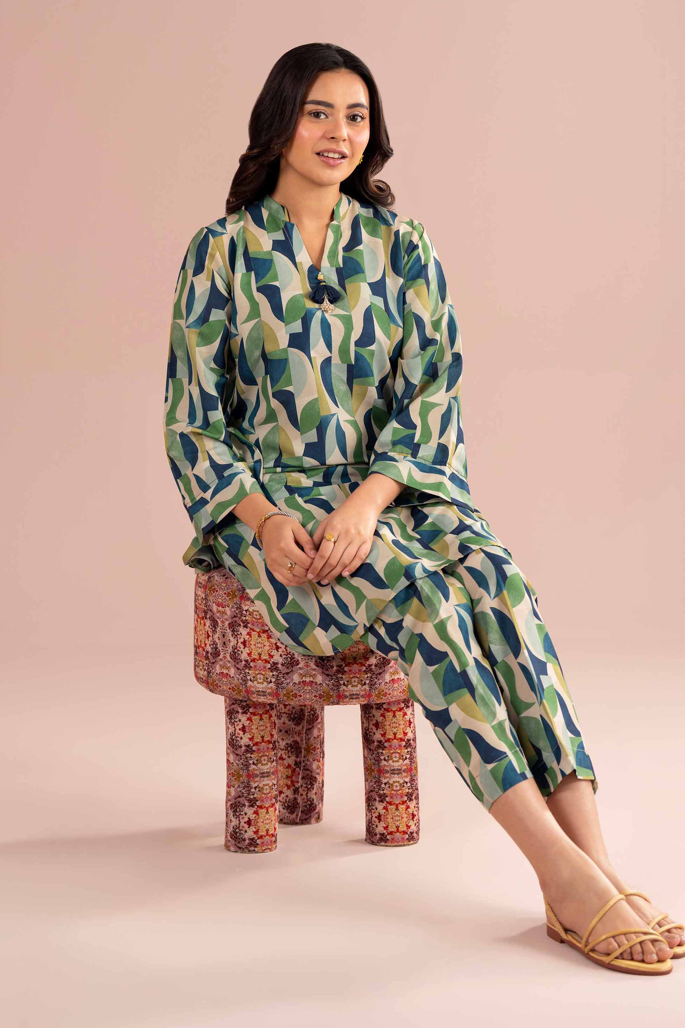 2 Piece - Printed Suit - PE26-363 for Women - Pret Collection | Nishat | Shop Online