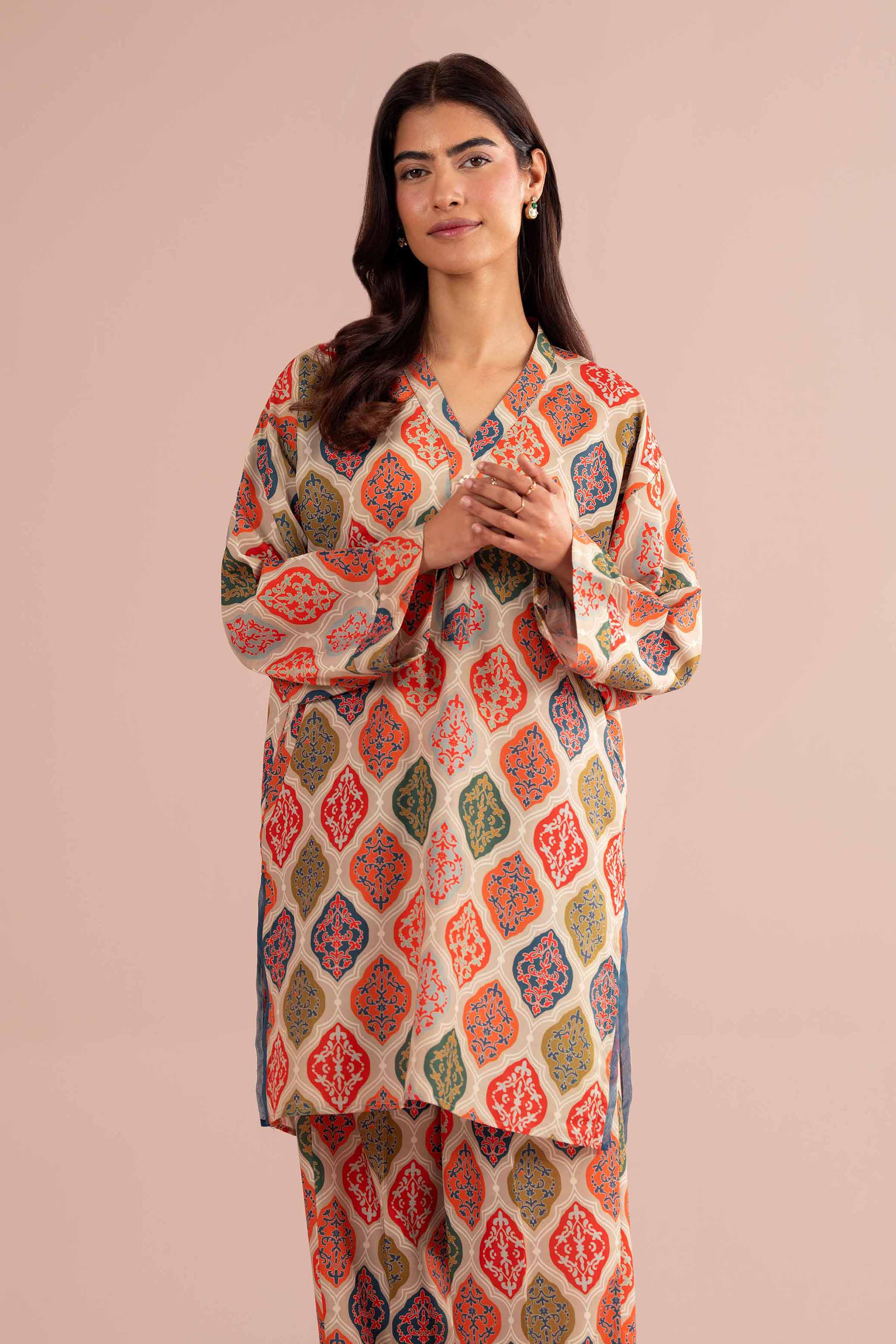 2 Piece - Printed Suit - PE26-364