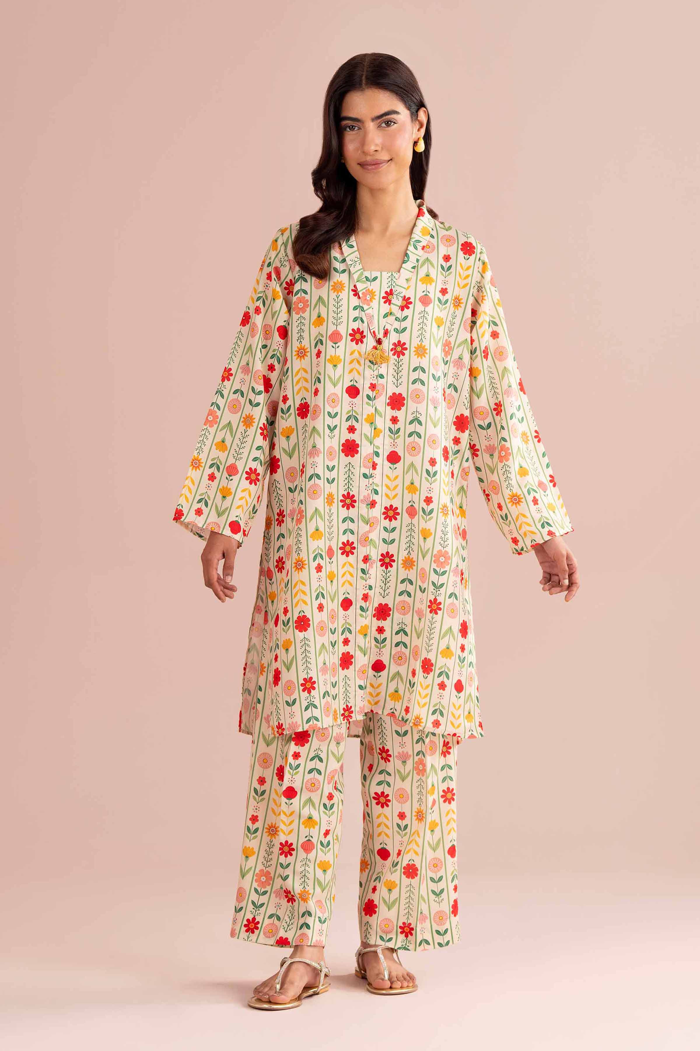 2 Piece - Printed Suit - PE26-367 for Women - Pret Collection | Nishat | Shop Online