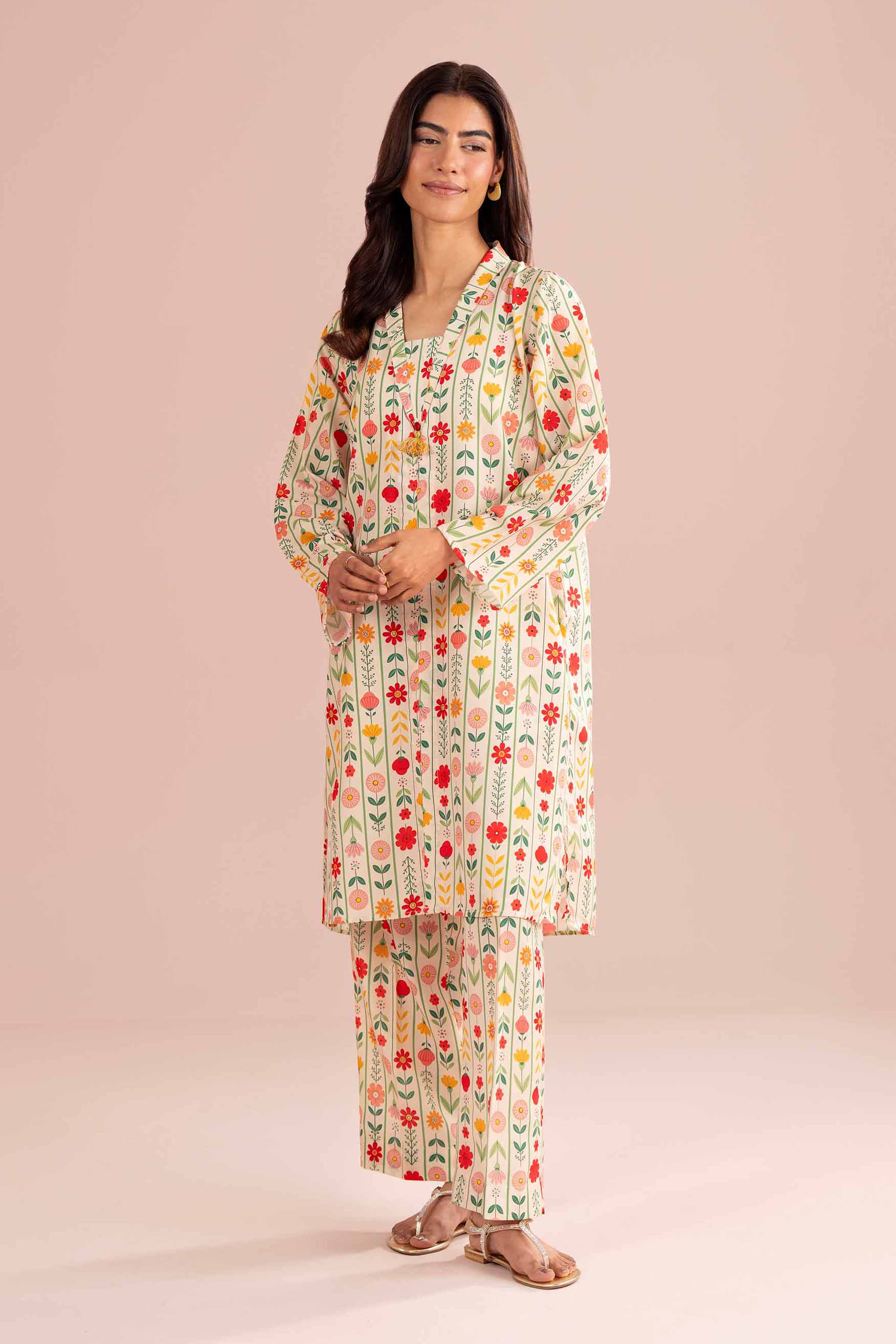 2 Piece - Printed Suit - PE26-367 for Women - Pret Collection | Nishat | Shop Online
