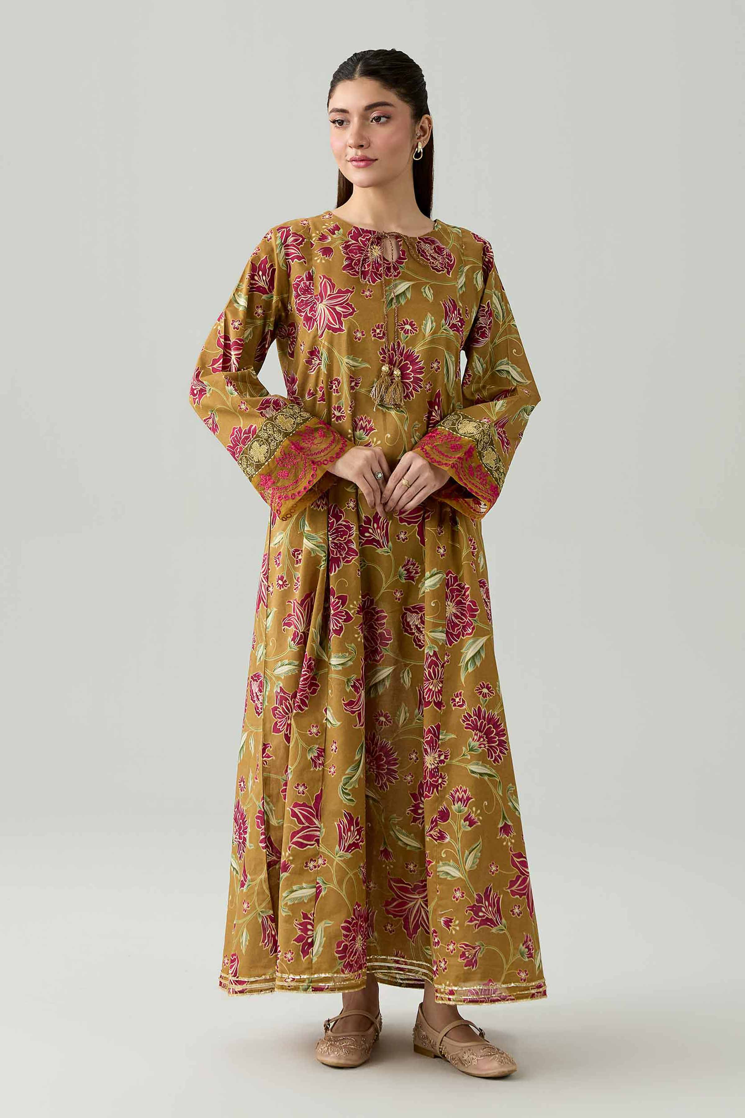 Printed Embroidered Shirt - PE26-375