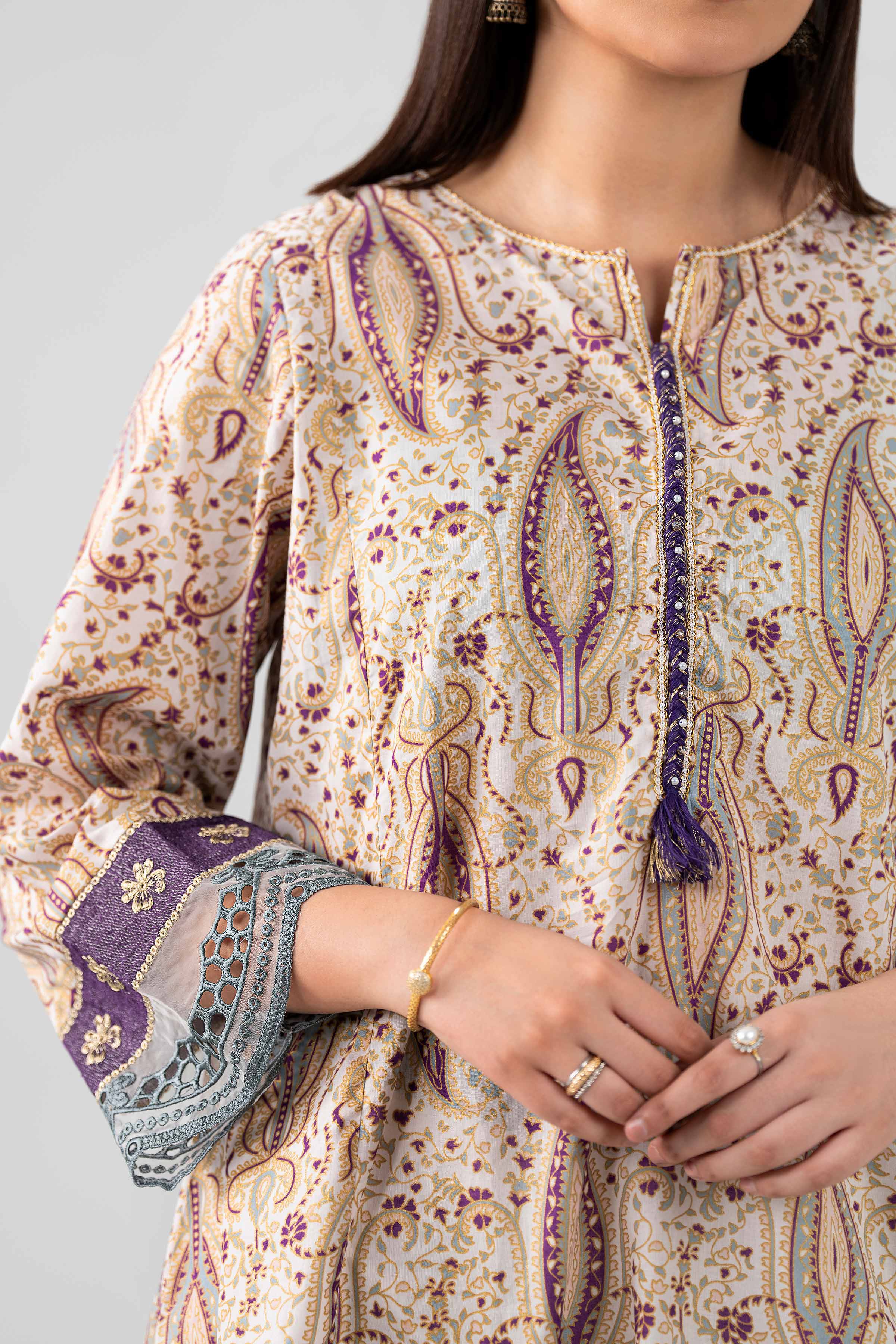 Printed Embroidered Shirt - PE26-376