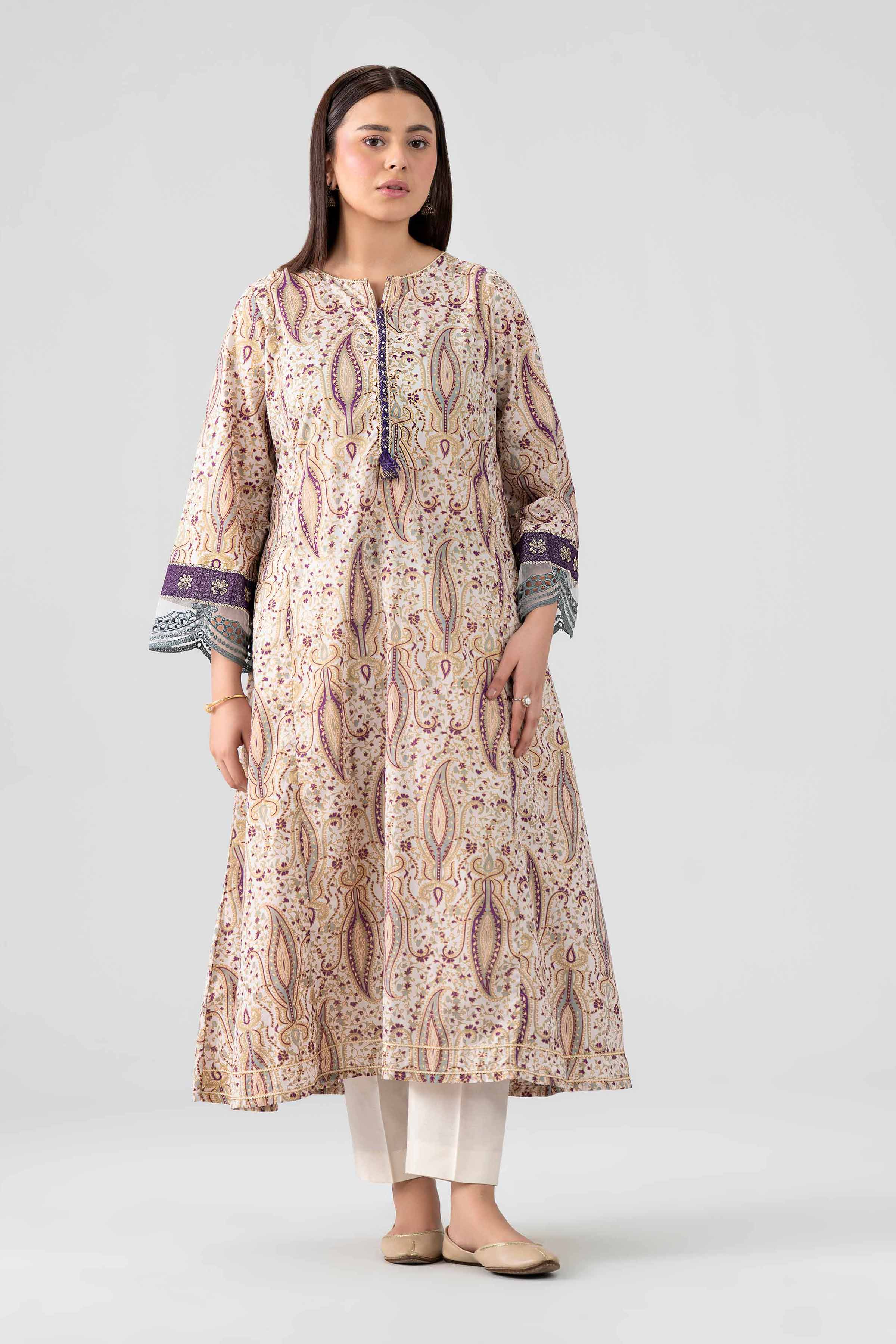 Printed Embroidered Shirt - PE26-376
