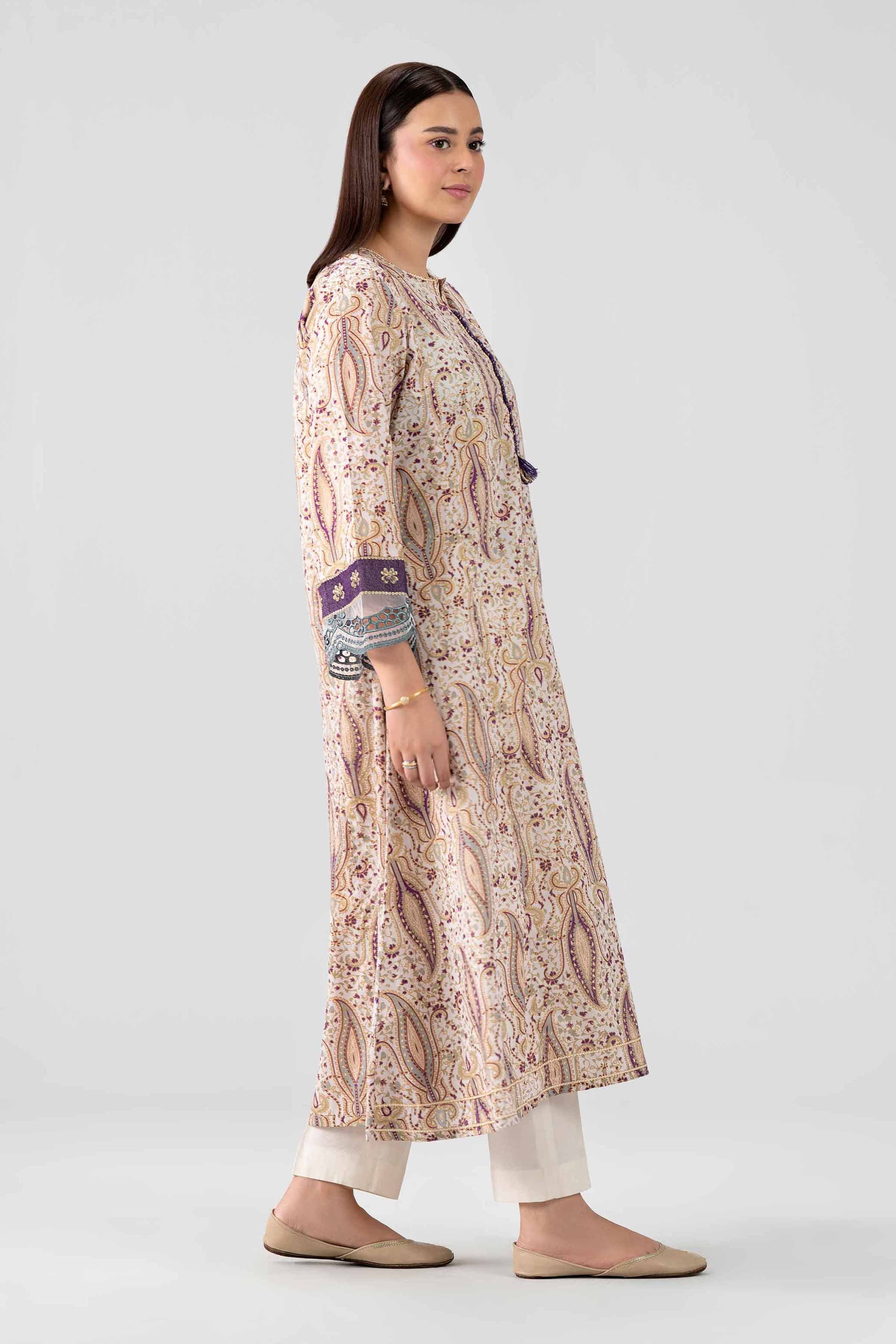 Printed Embroidered Shirt - PE26-376