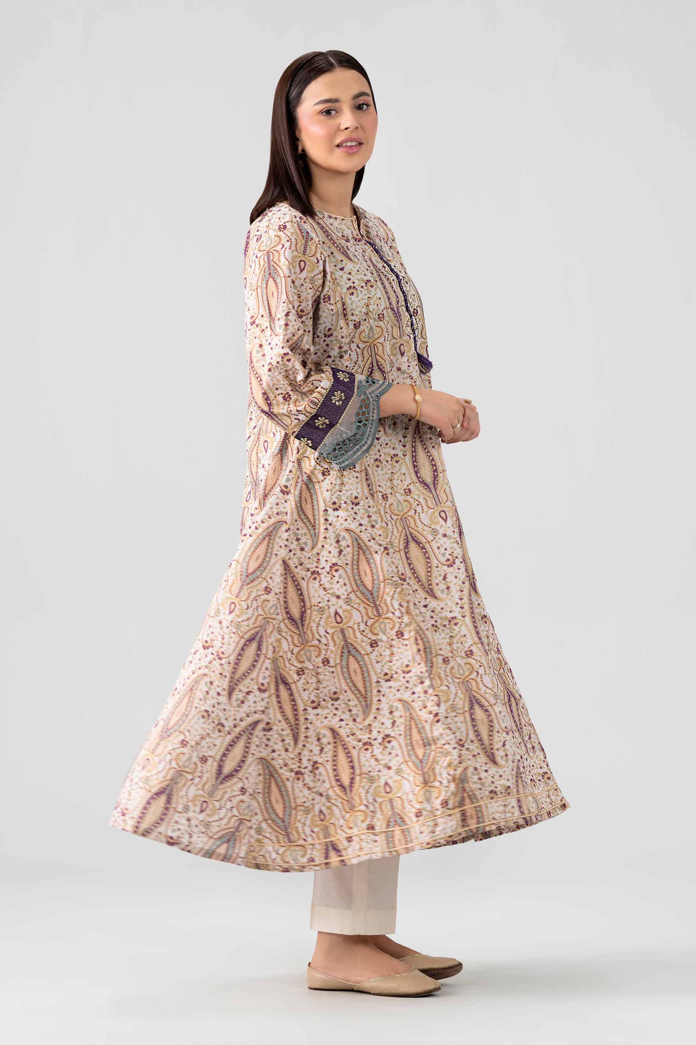 Printed Embroidered Shirt - PE26-376